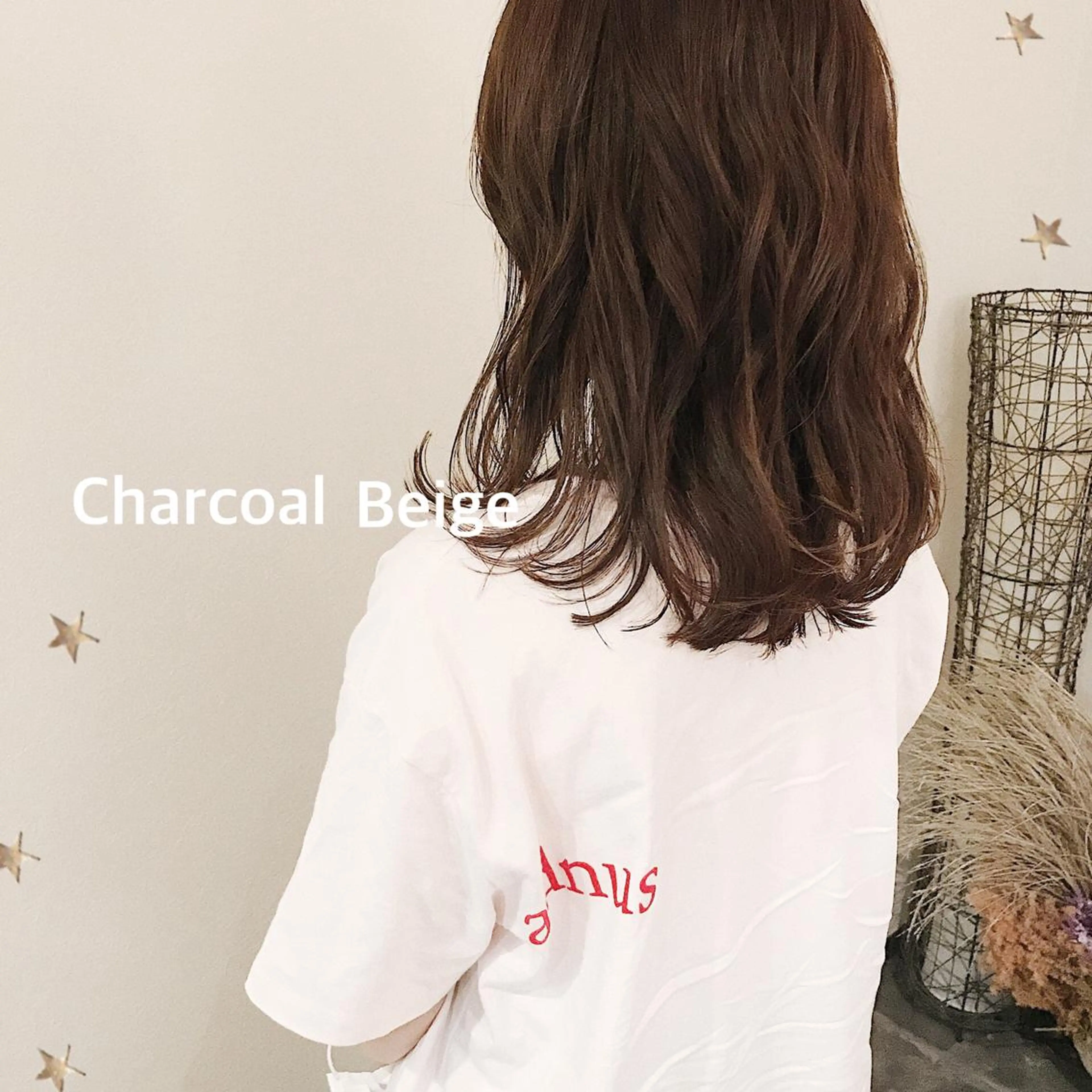 セミロング カラー カット ヘアカラー 市川 千夏のヘアスタイル