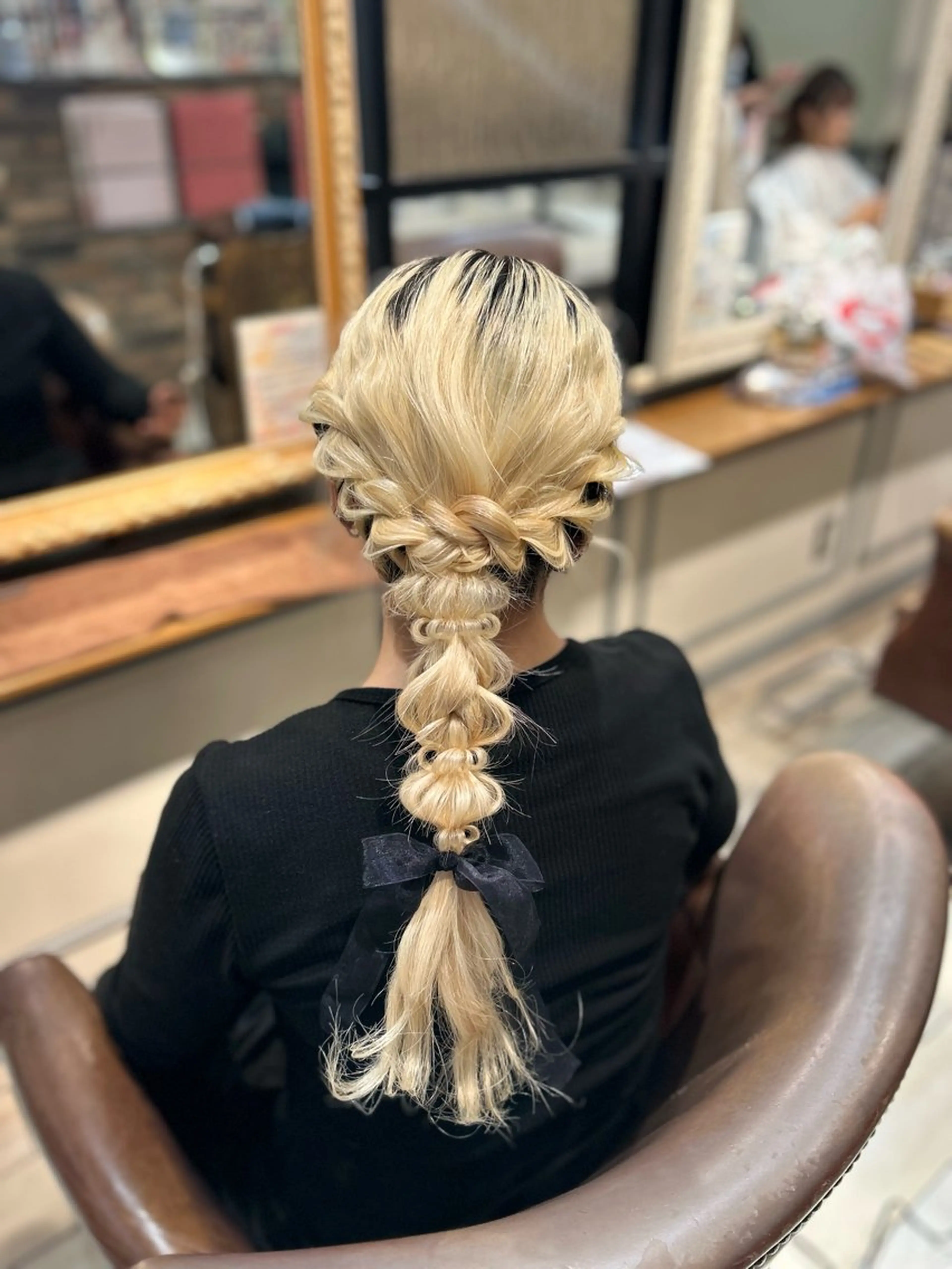 ロング ヘアアレンジ ヘアセット 🫐 キナリ🫐のヘアスタイル