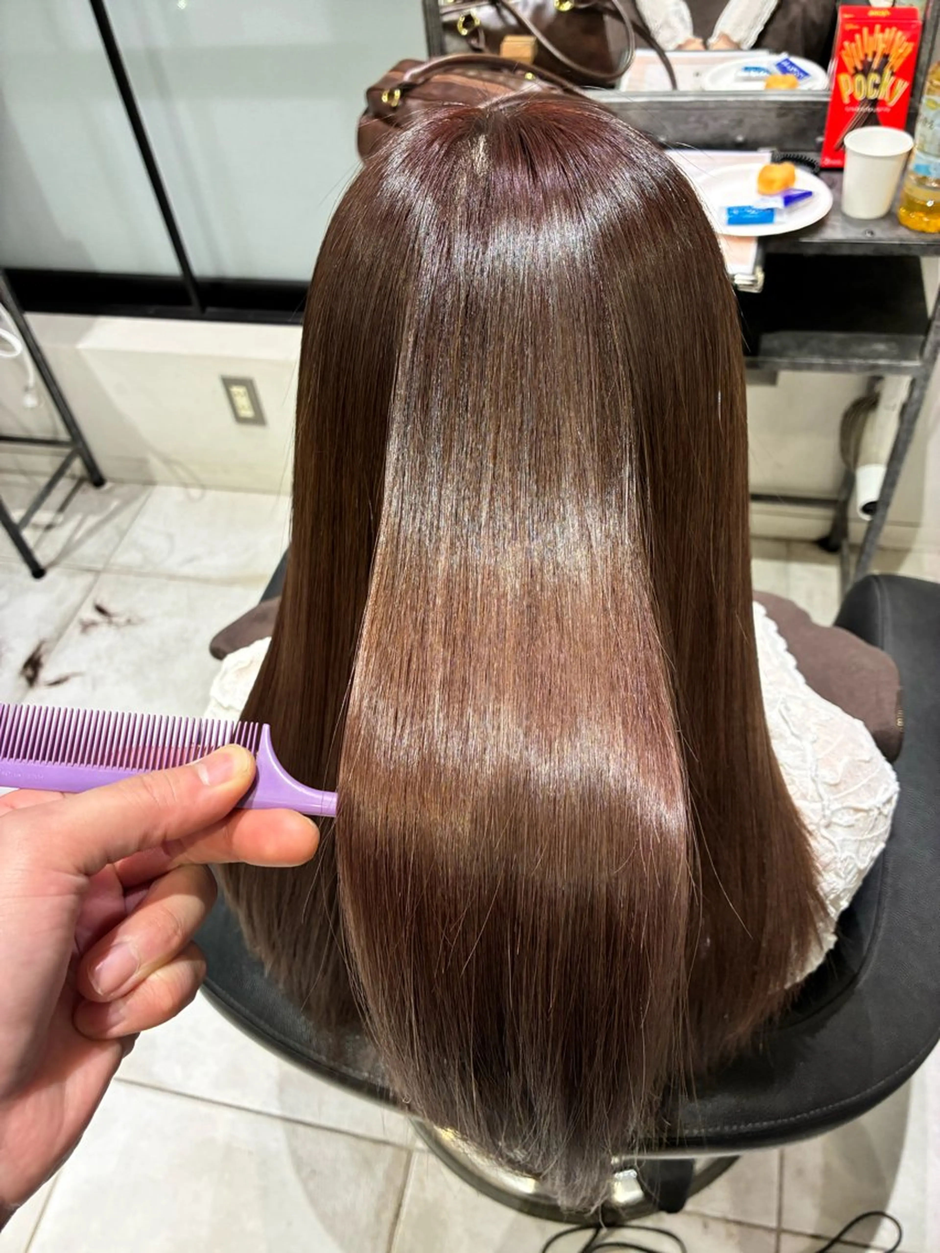 『新学期お祝い祝い30%off‼️』 ✨髪質改善ストレート+2stepトリートメント✨の写真