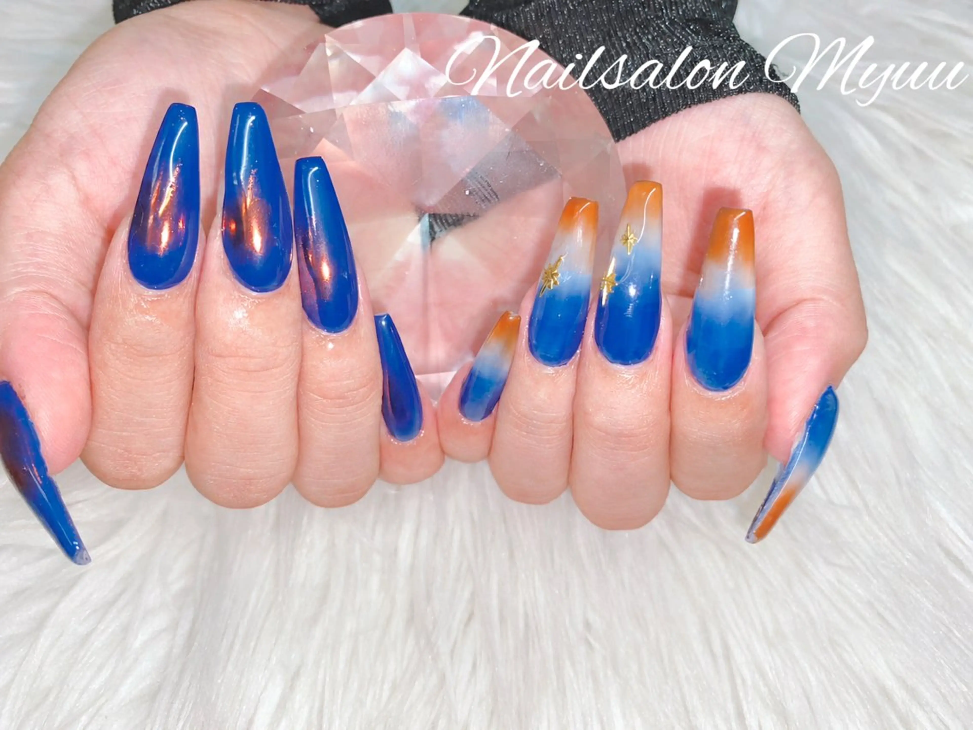 ネイル 持ち込み スカルプネイル ネイルチップ ハンドネイル Nailsalon Myuu笠原のネイルデザイン