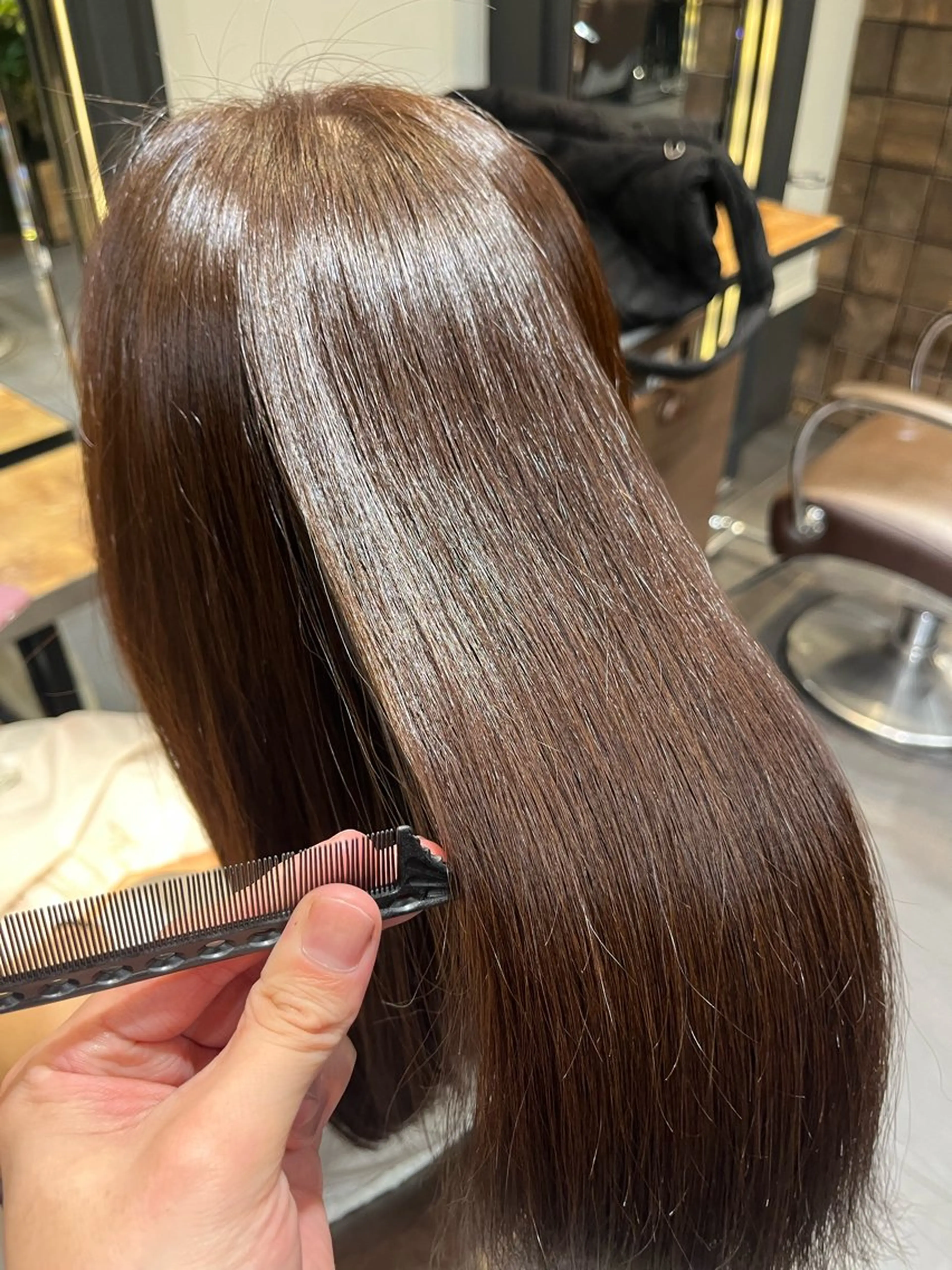 ロング カラー 艶髪/透明感カラー/ METEO/山田凌大のヘアスタイル