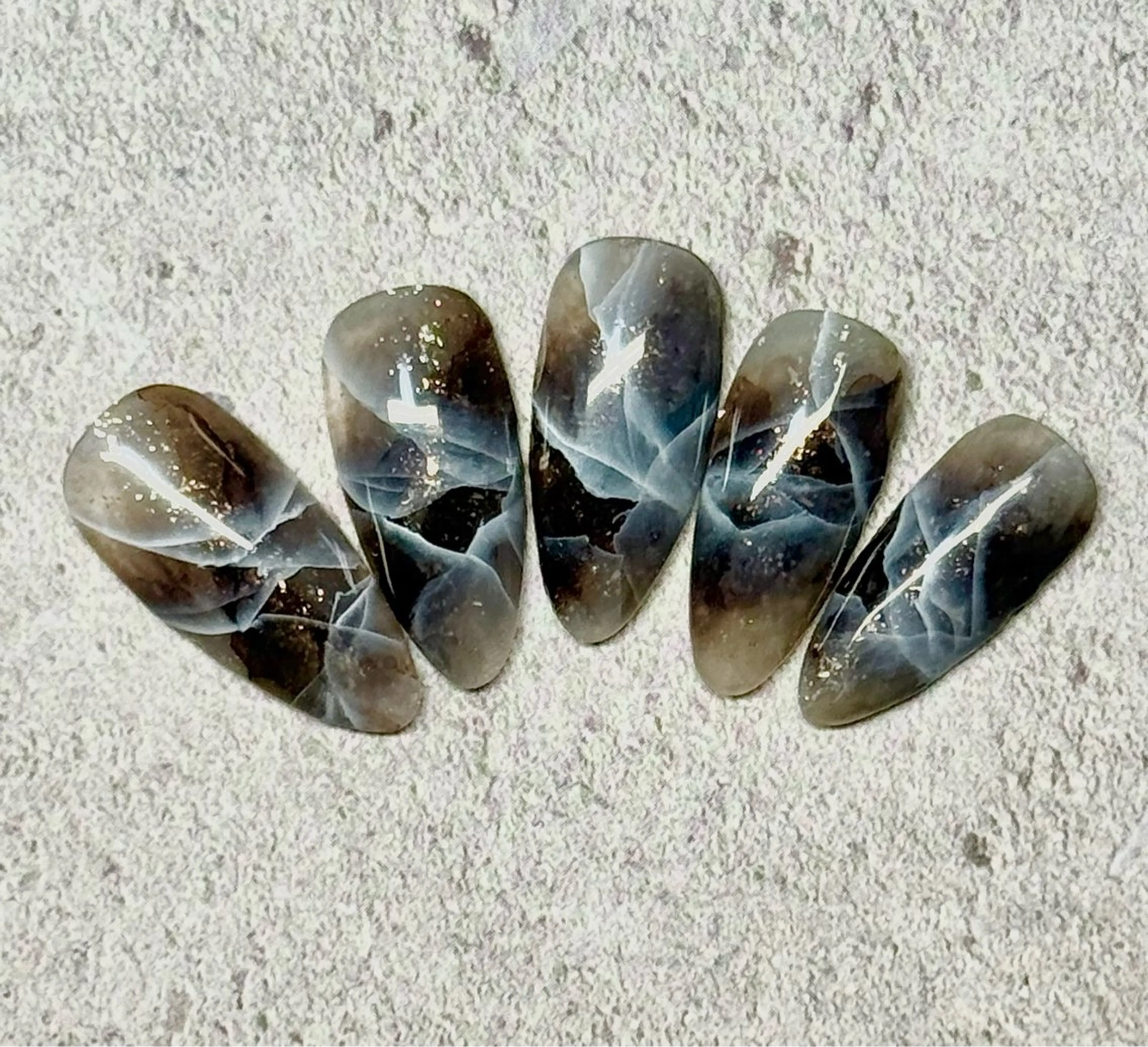 ネイル アートネイル チークネイル フレンチネイル キラキラネイル ラメ(グリッター) M.N_ nailのネイルデザイン