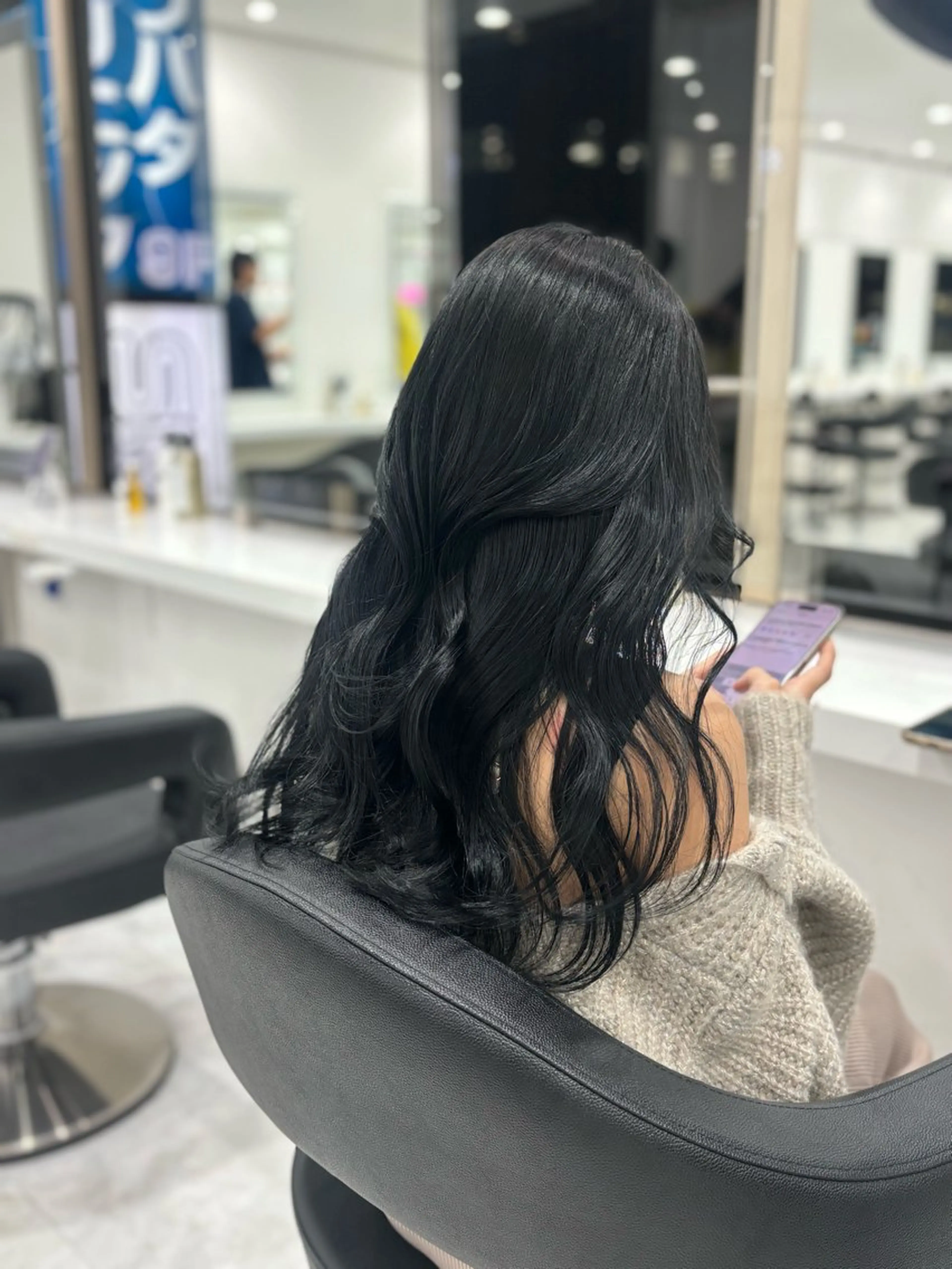 ロング カット ヘアカラー トリートメント ヘッドスパ ヘアセット まろっと艶感ブラウン ベージュ🤍まなかのヘアスタイル