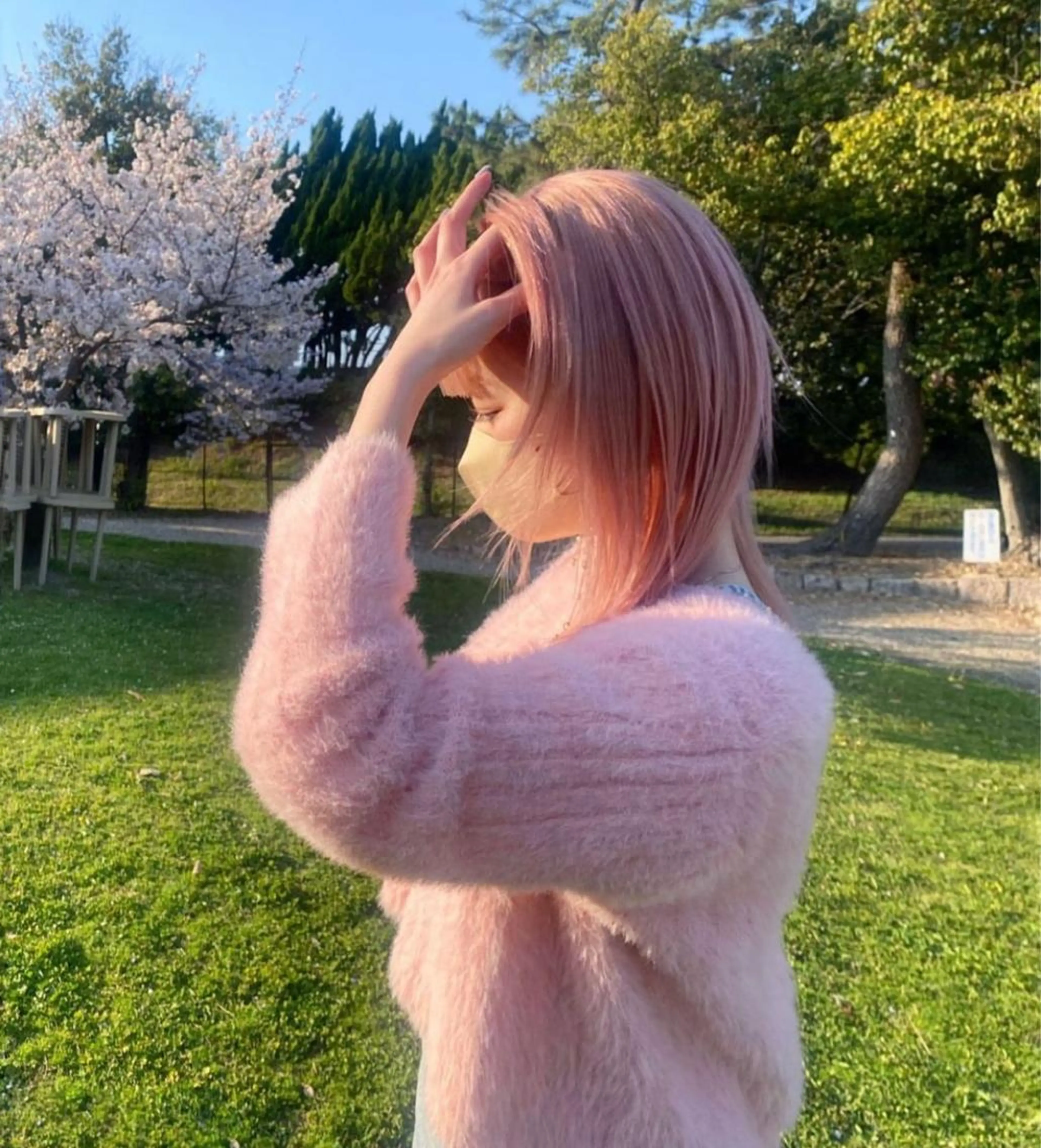 セミロング カラー ヘアアレンジ メンズ 心斎橋美容室 Junのヘアスタイル