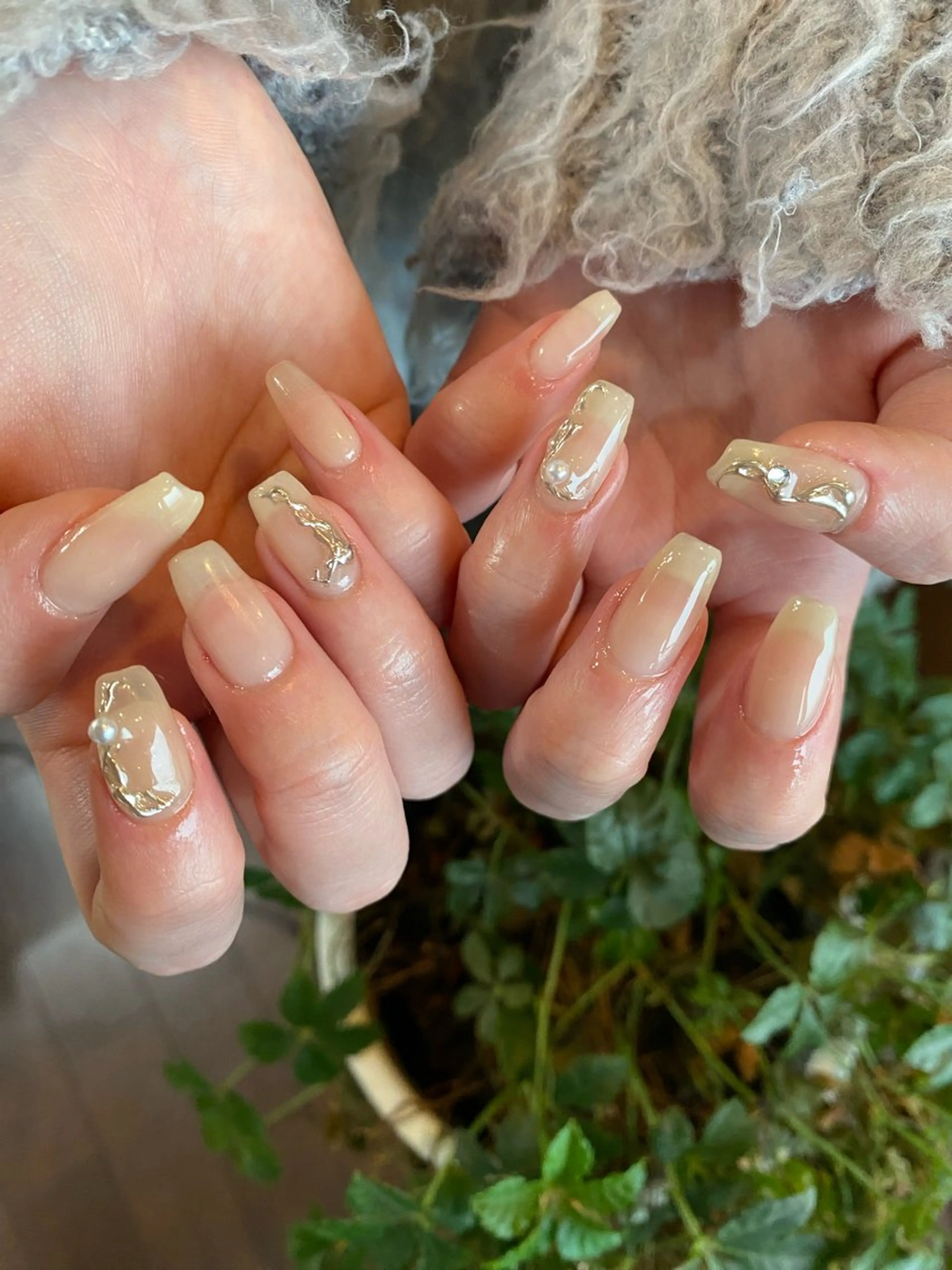 ネイル crystal ⭐︎ colorのネイルデザイン