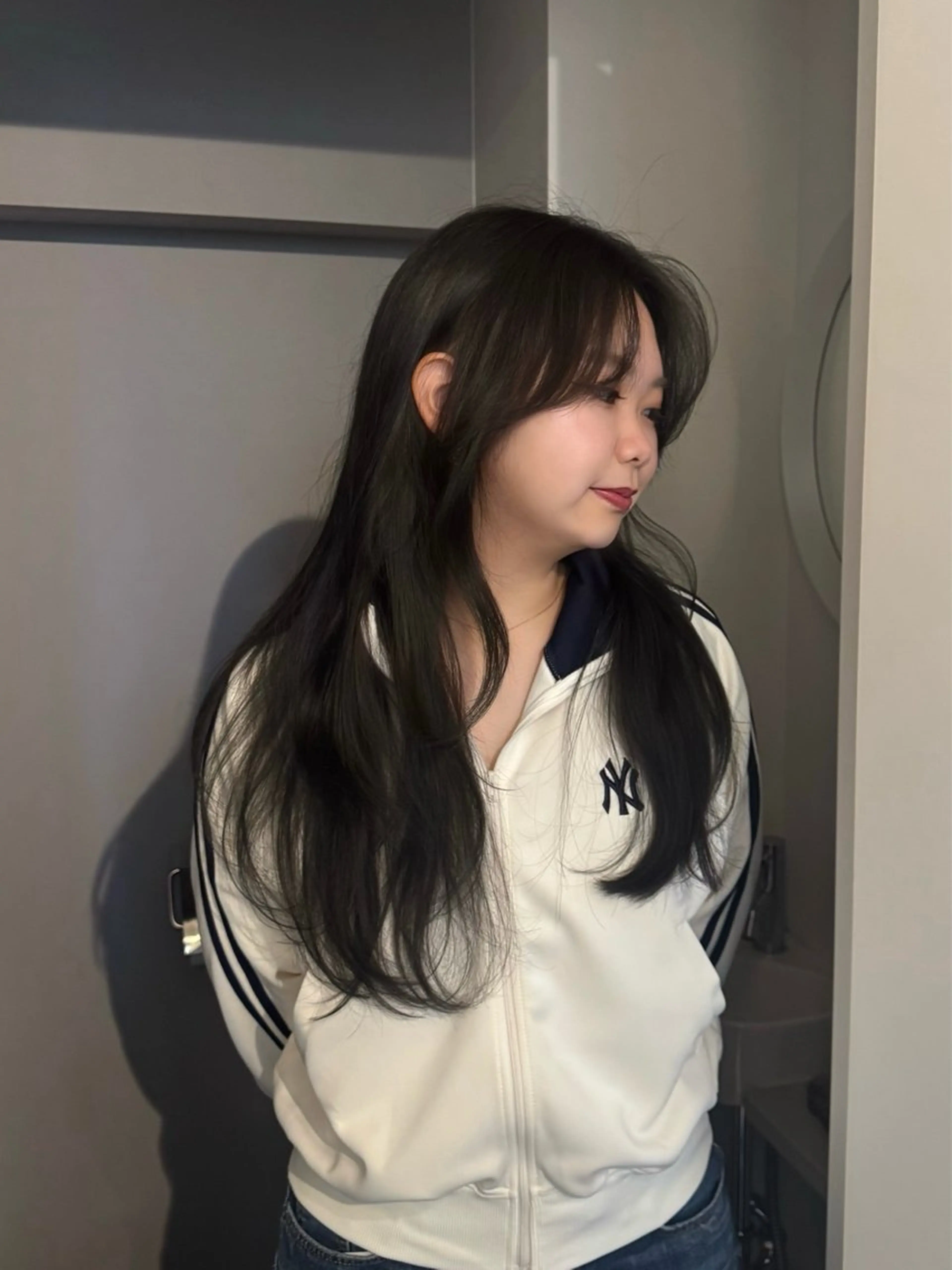 ロング カラー カット ヘアカラー ワンカールで盛れる レイヤー🎀Macoのヘアスタイル