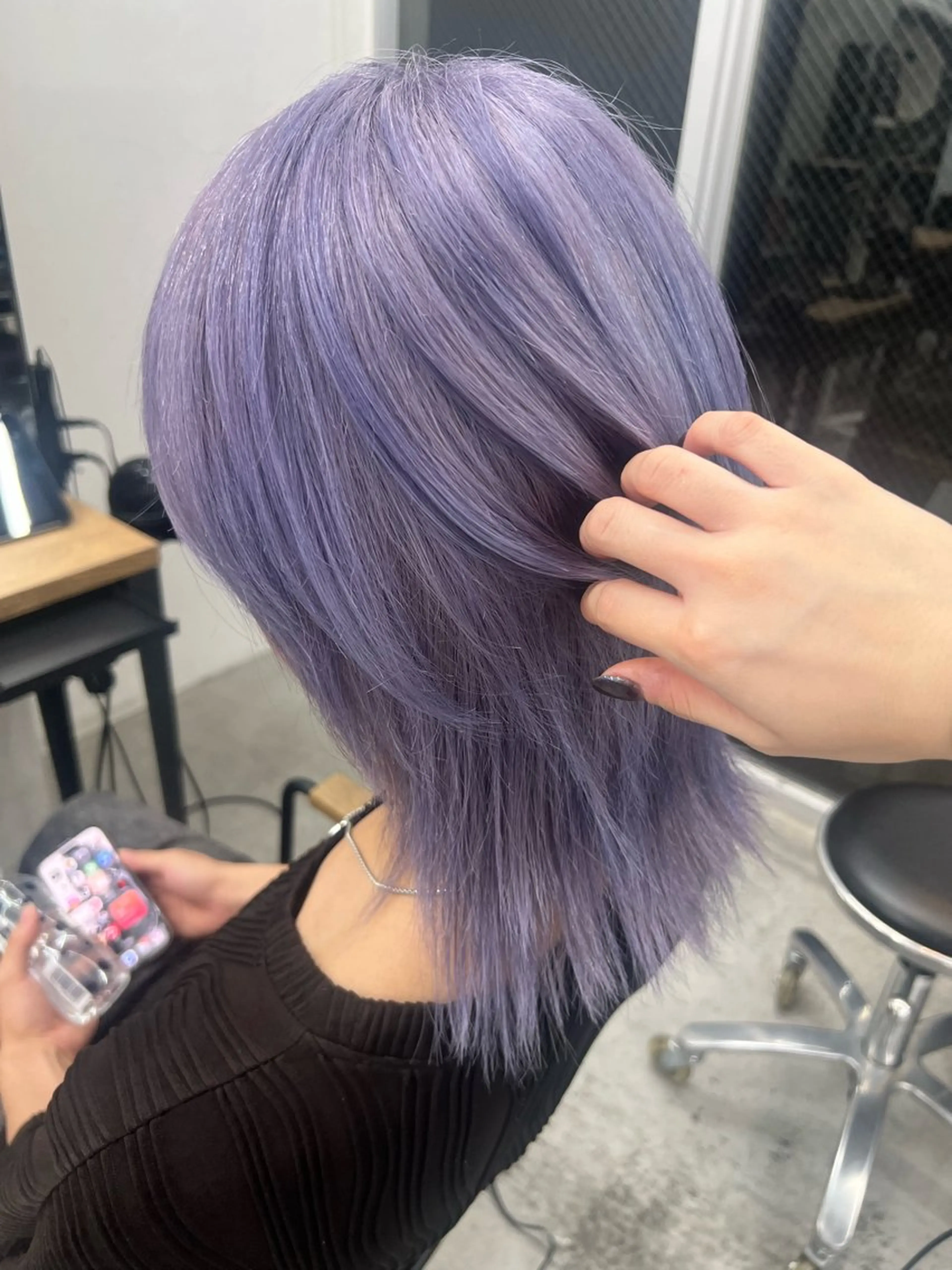 カラー ヘアカラー 🎀 のえか/ハイ トーン/ピンク🤍のヘアスタイル