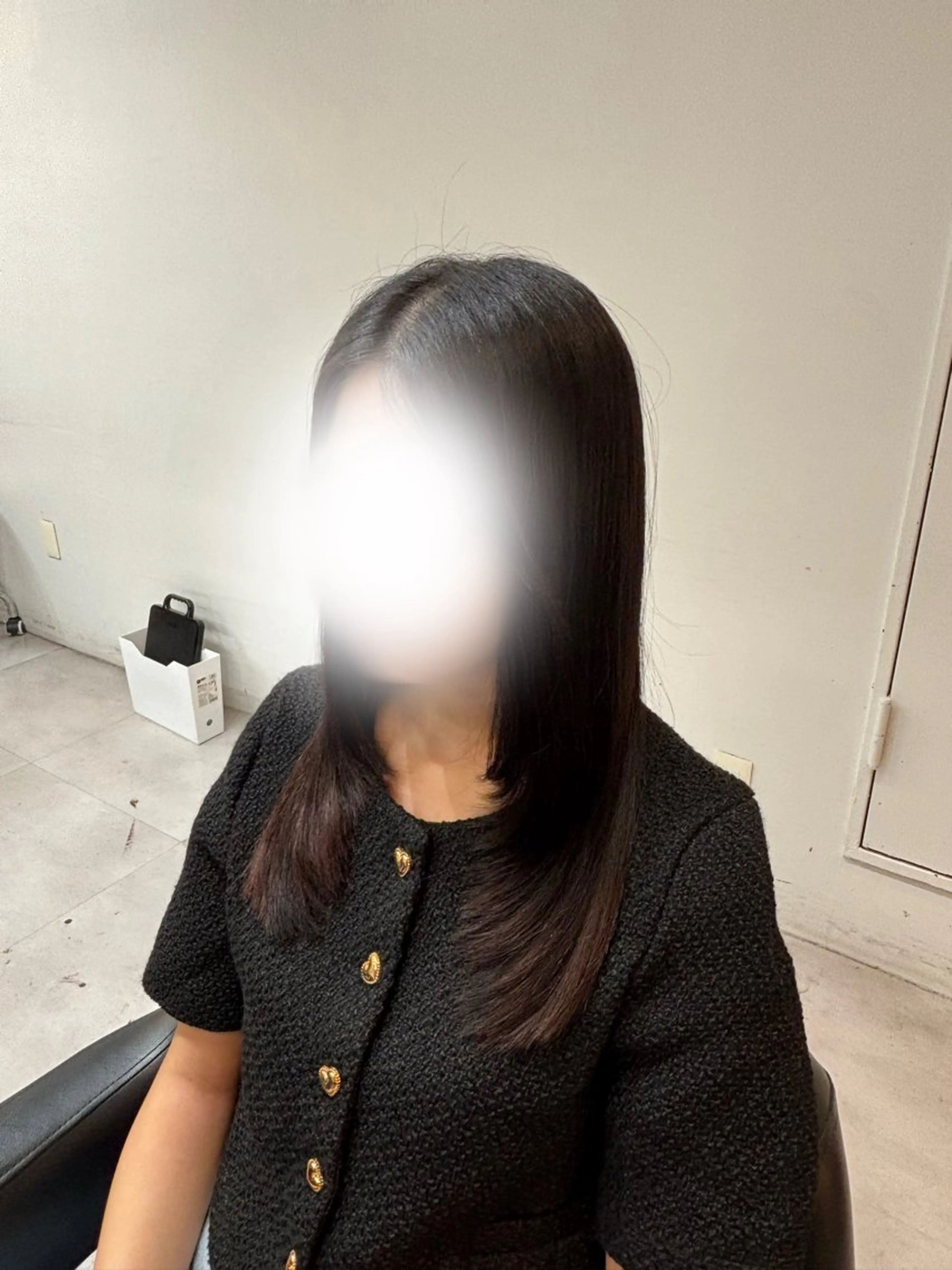 セミロング レイヤーカット カット 🌙髪質改善カラー Momoka🦋のヘアスタイル