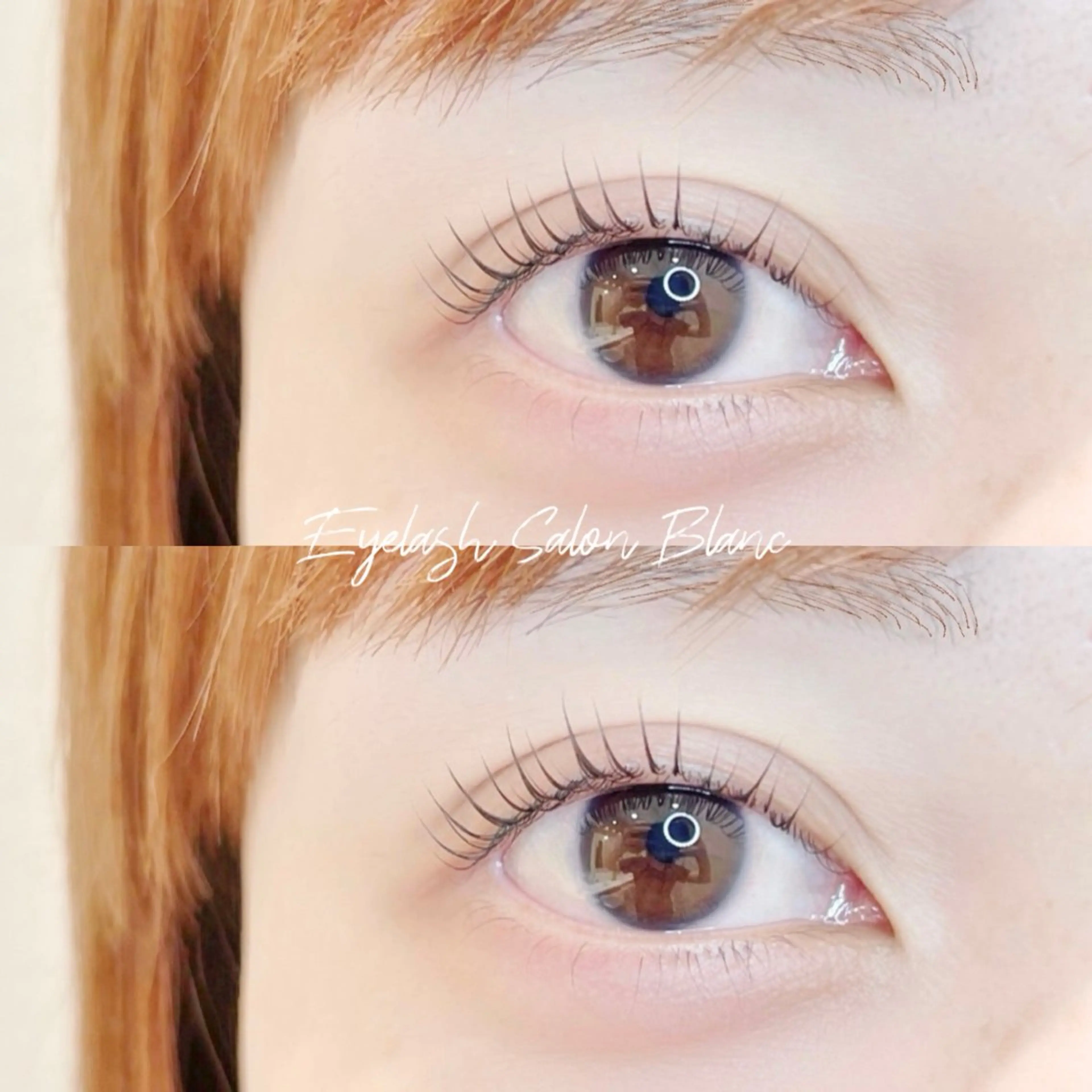 マツエク・マツパ パリジェンヌラッシュリフト Blanc Sasai𓍯のマツエク・マツパデザイン