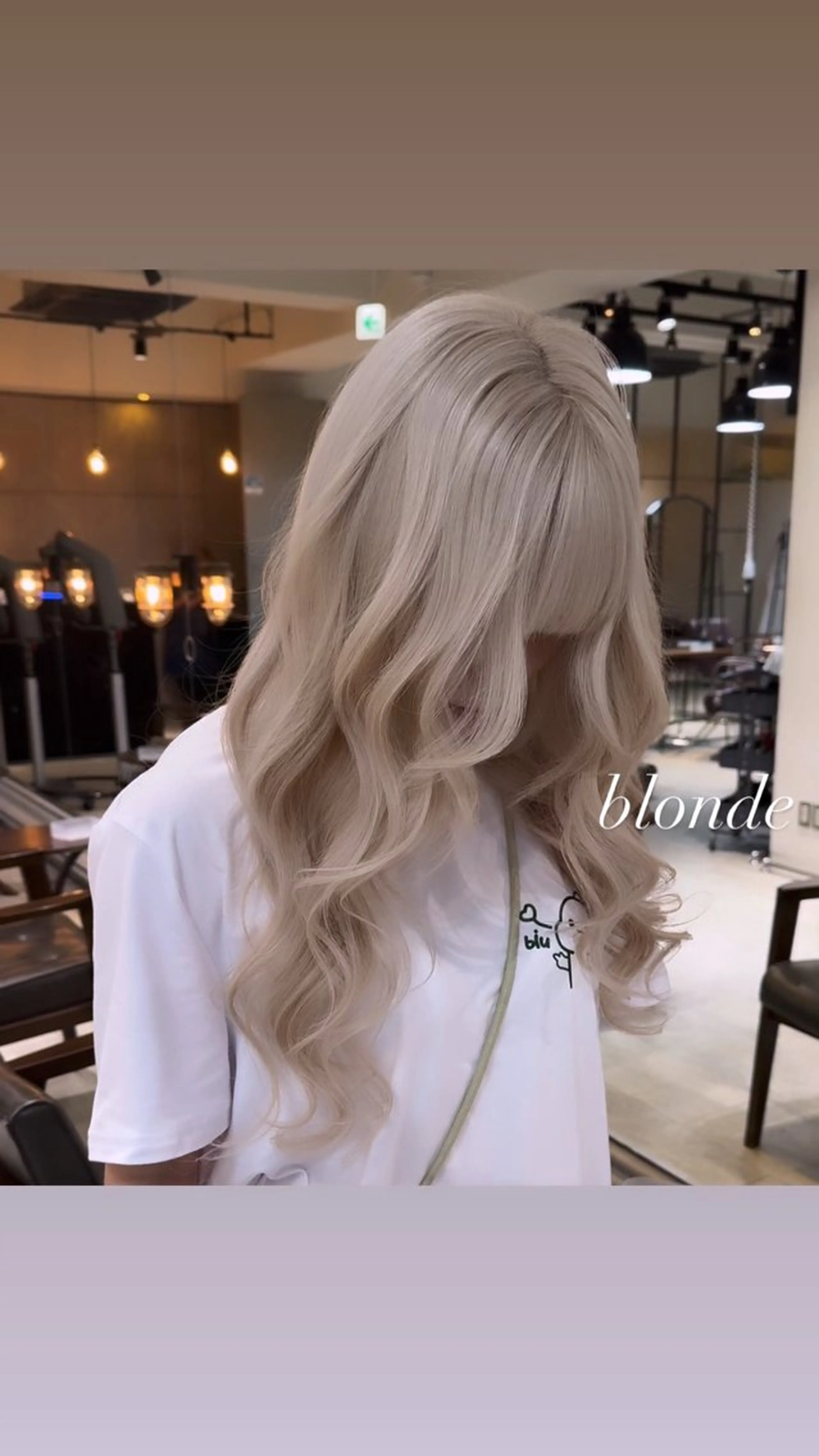 ロング カラー カット ヘアカラー トリートメント ヘアセット 💜ハイトーン💛 マジカルかいちゃんのヘアスタイル