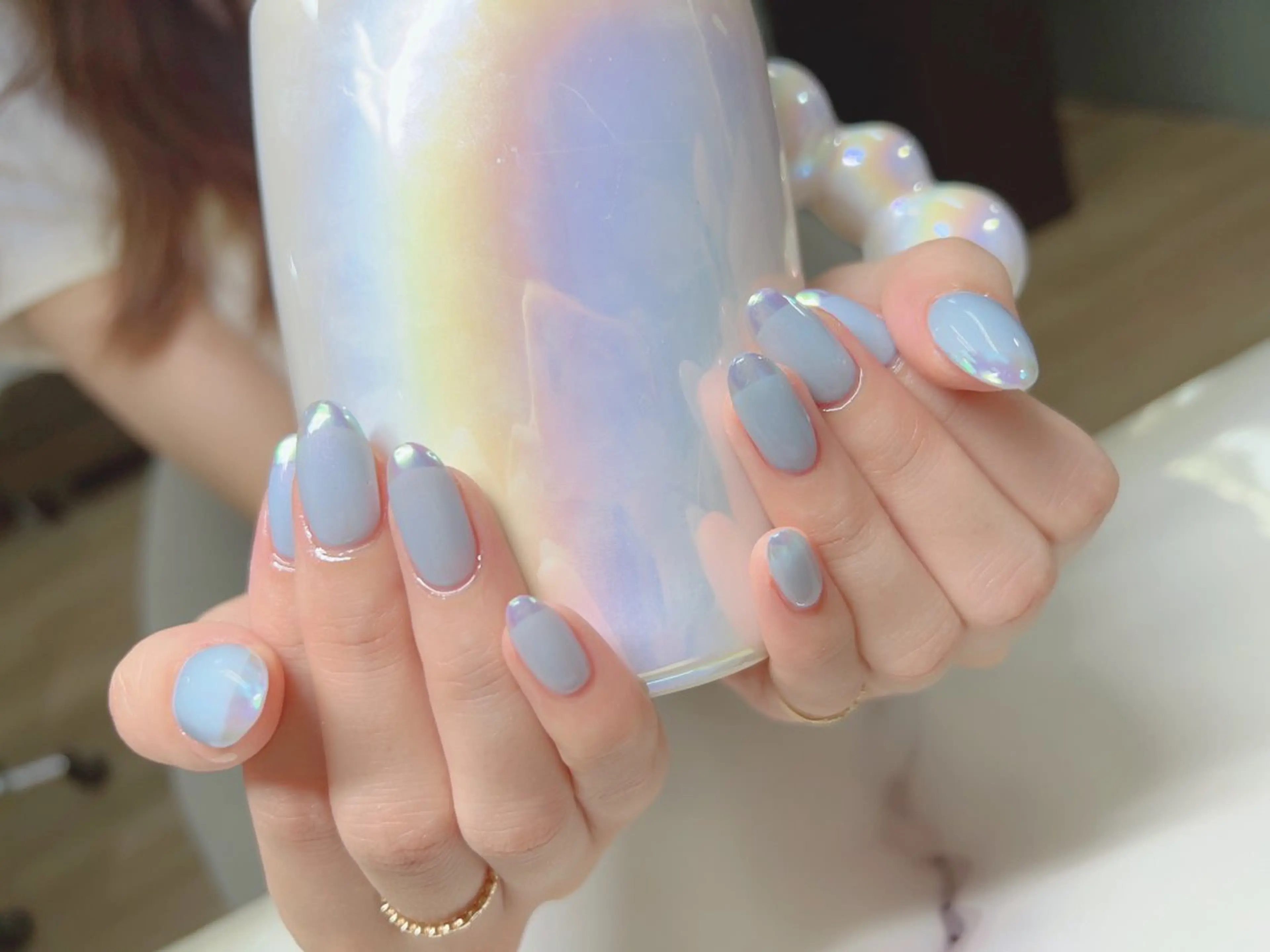 ネイル チークネイル マグネットネイル 持ち込み ニュアンスネイル シンプルネイル インフィニティ ネイルサロンのネイルデザイン