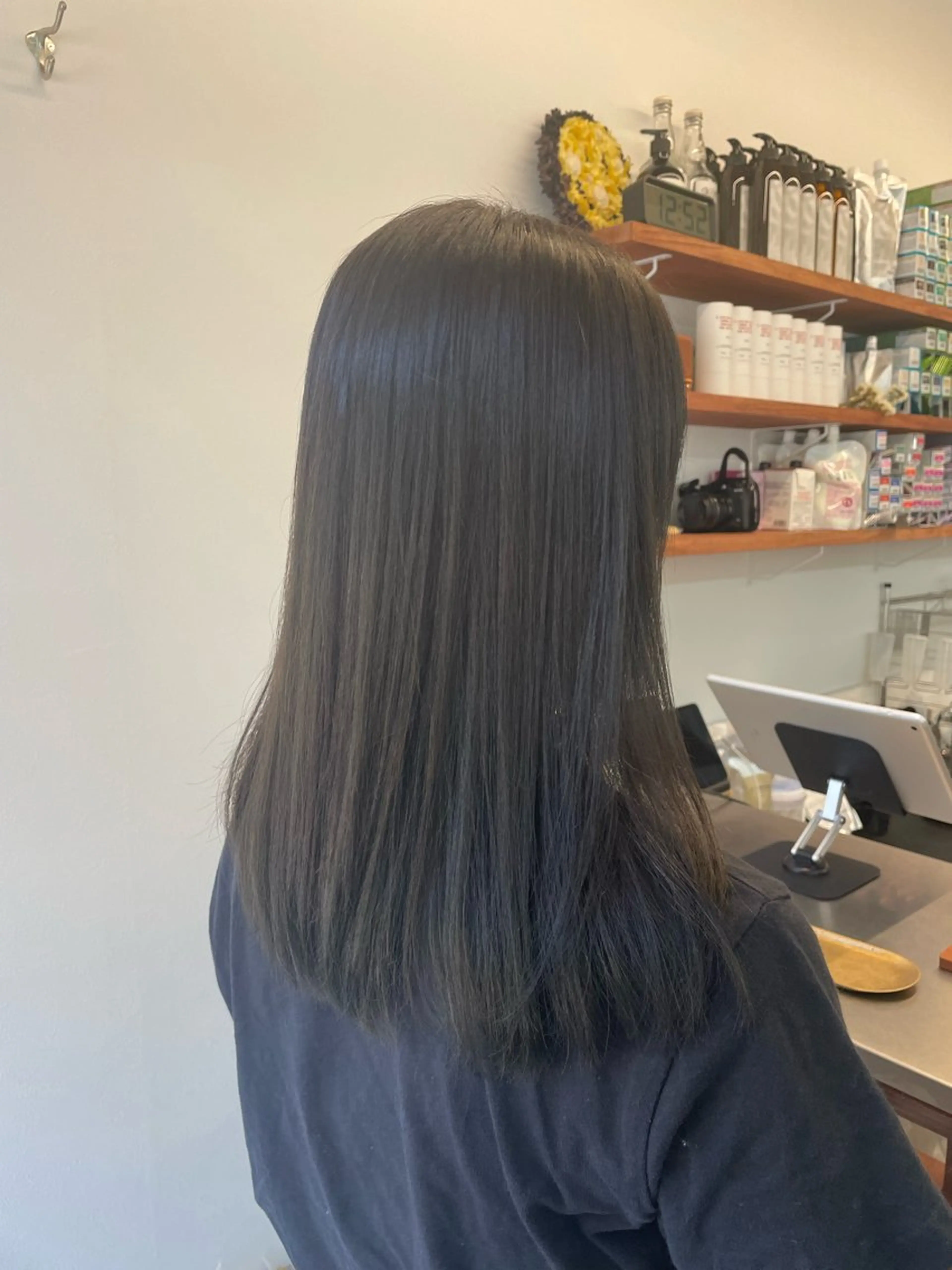 セミロング カラー 透明感カラー オレンジ ⛲️every 🌼 平子 歩美 ☺︎のヘアスタイル