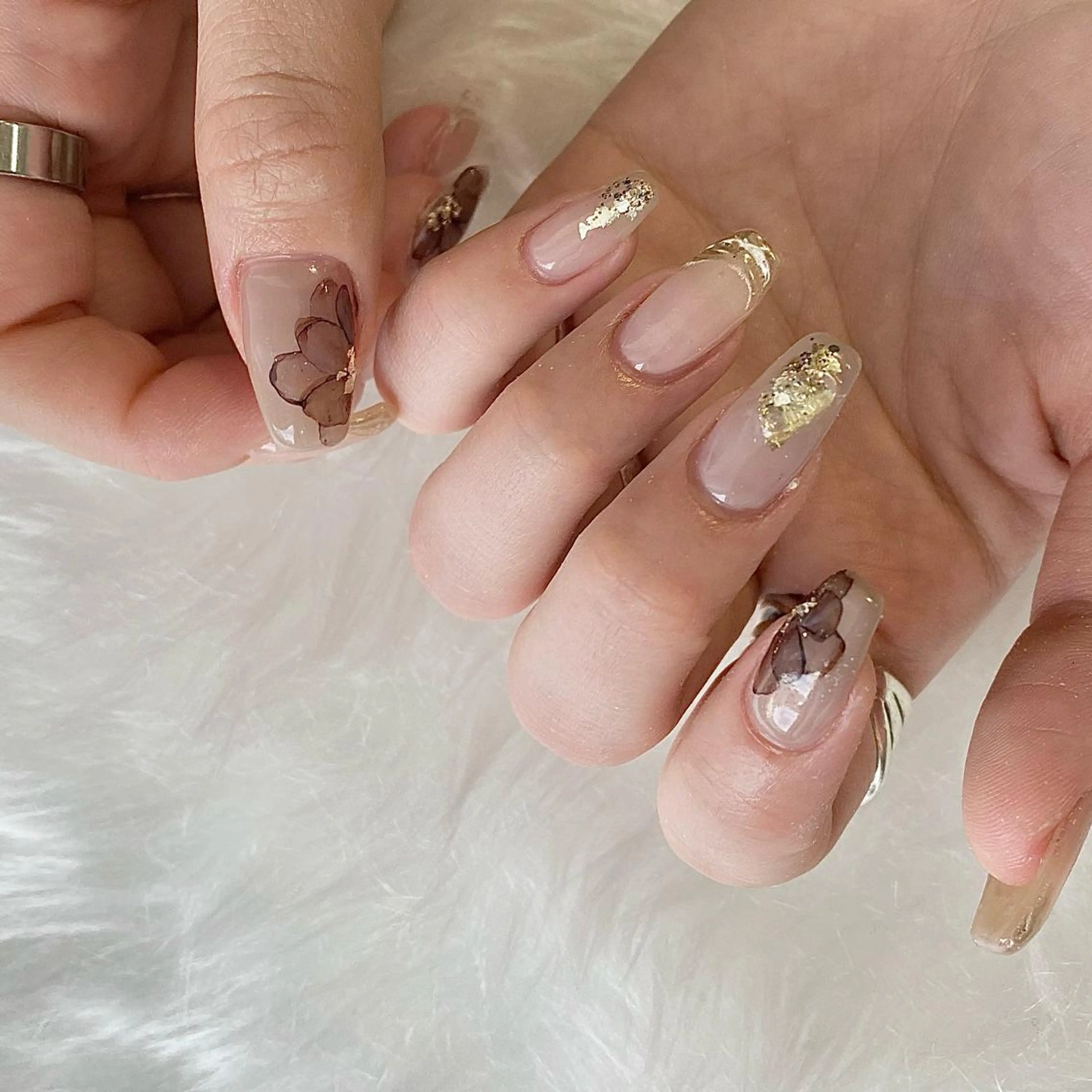 ネイル Ray. /綺麗目ニュアンスのネイルデザイン