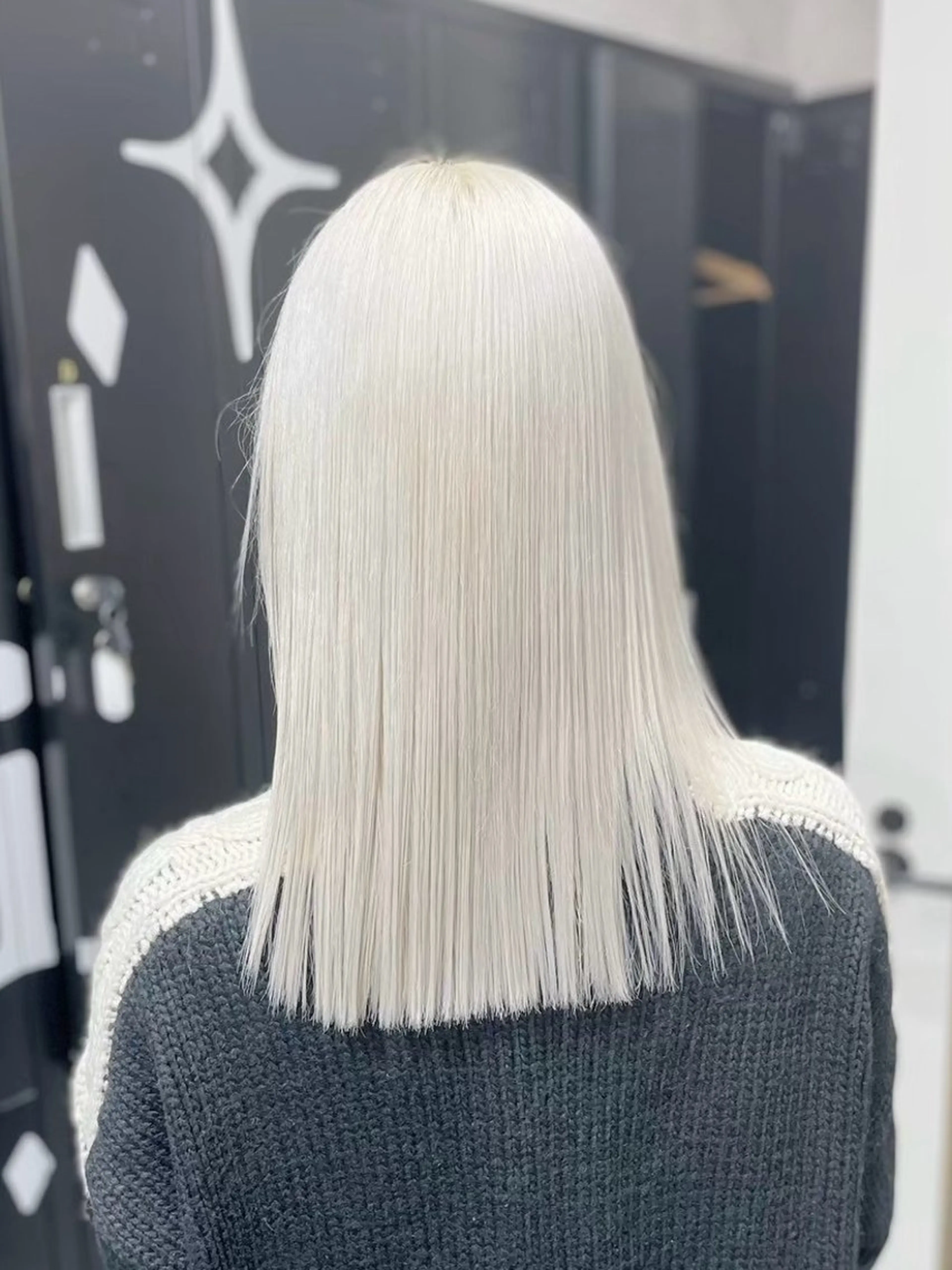 ミディアム カラー パーマ ヘアアレンジ メンズ キッズ ヘアカラー トリートメント レイヤー×ハイトーン / mihana🪐のヘアスタイル