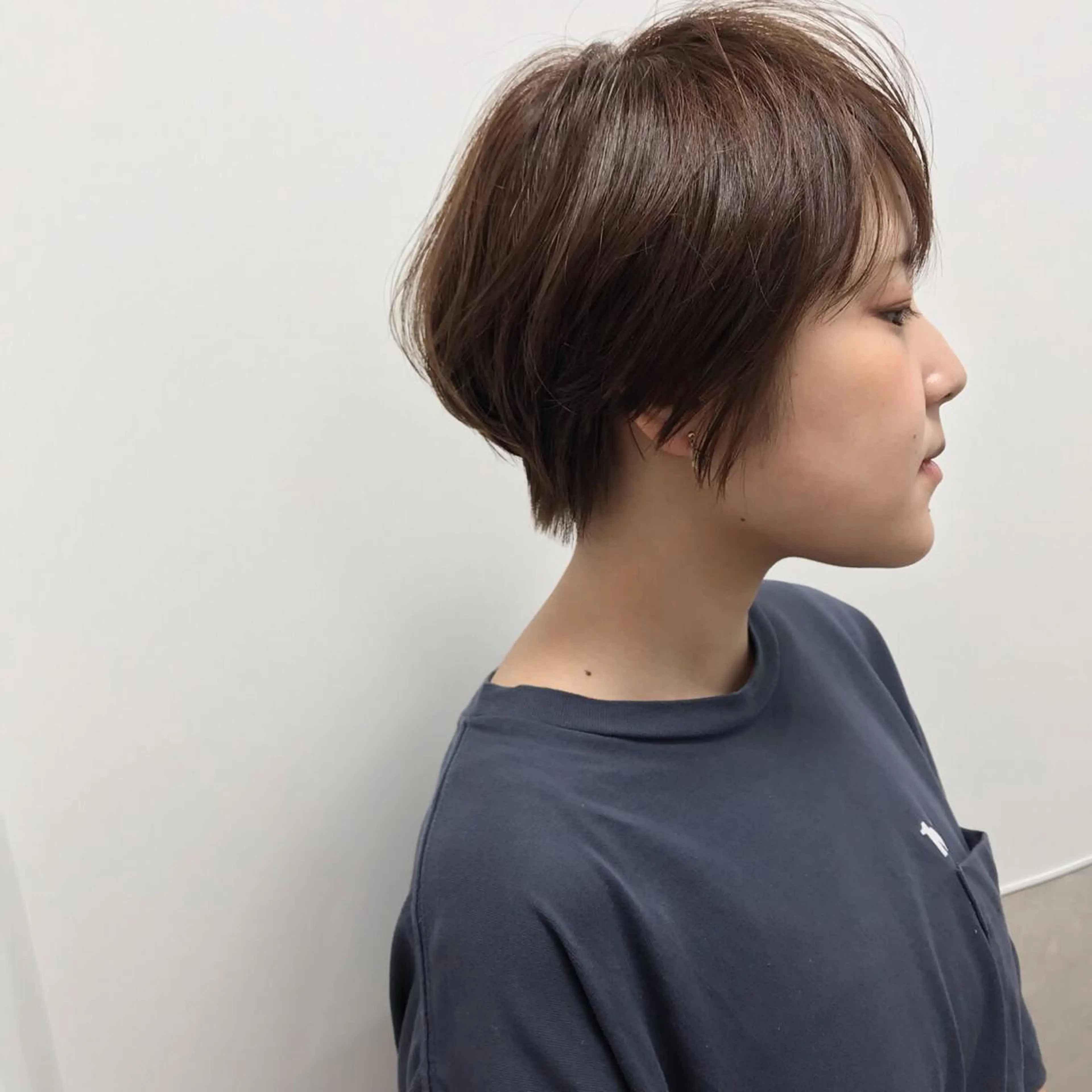 ショート カラー ショートヘア HARUNA/ミセス 大人ショートヘアのヘアスタイル