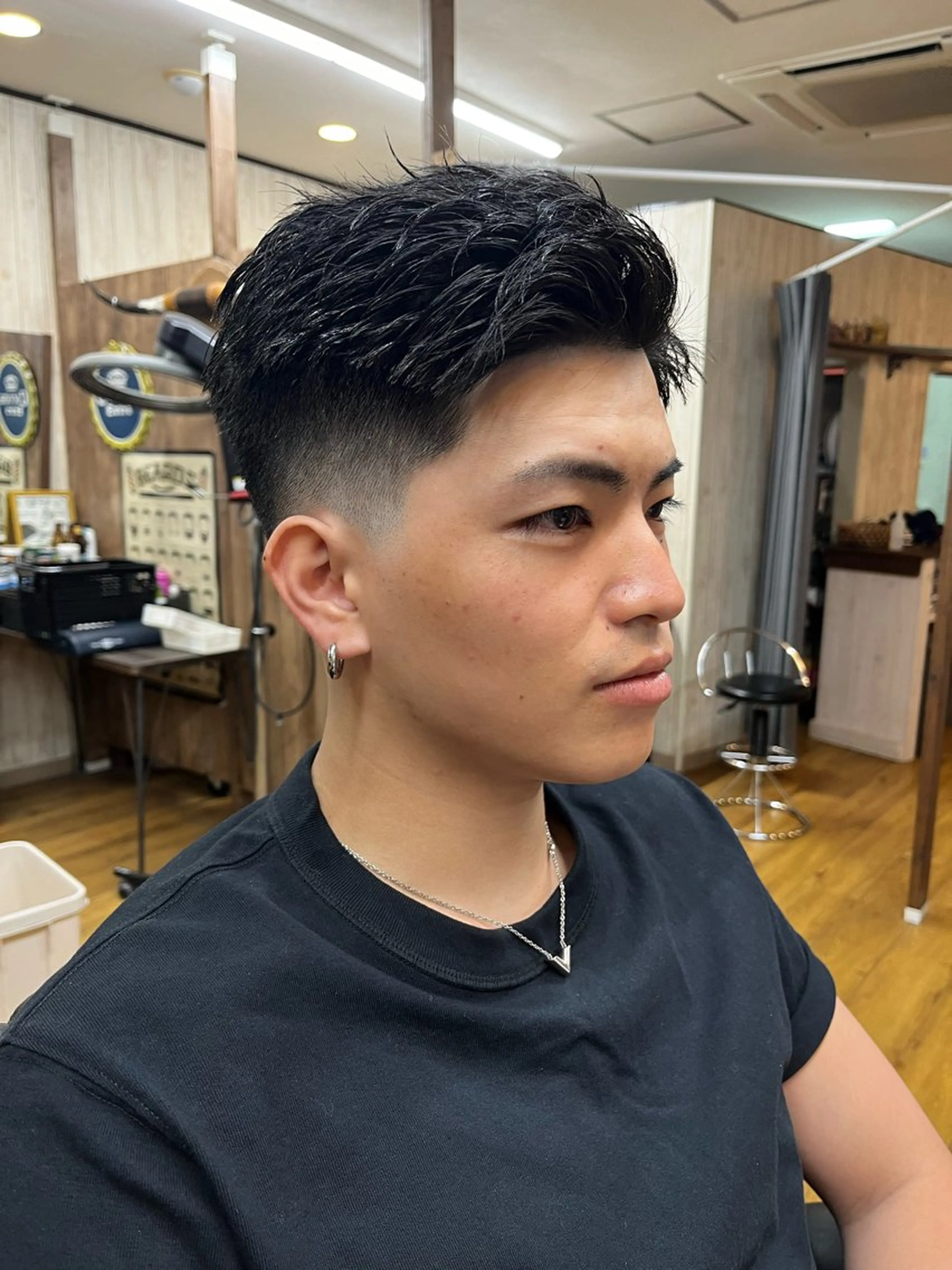 ショート メンズ 飯島 悠輝のヘアスタイル