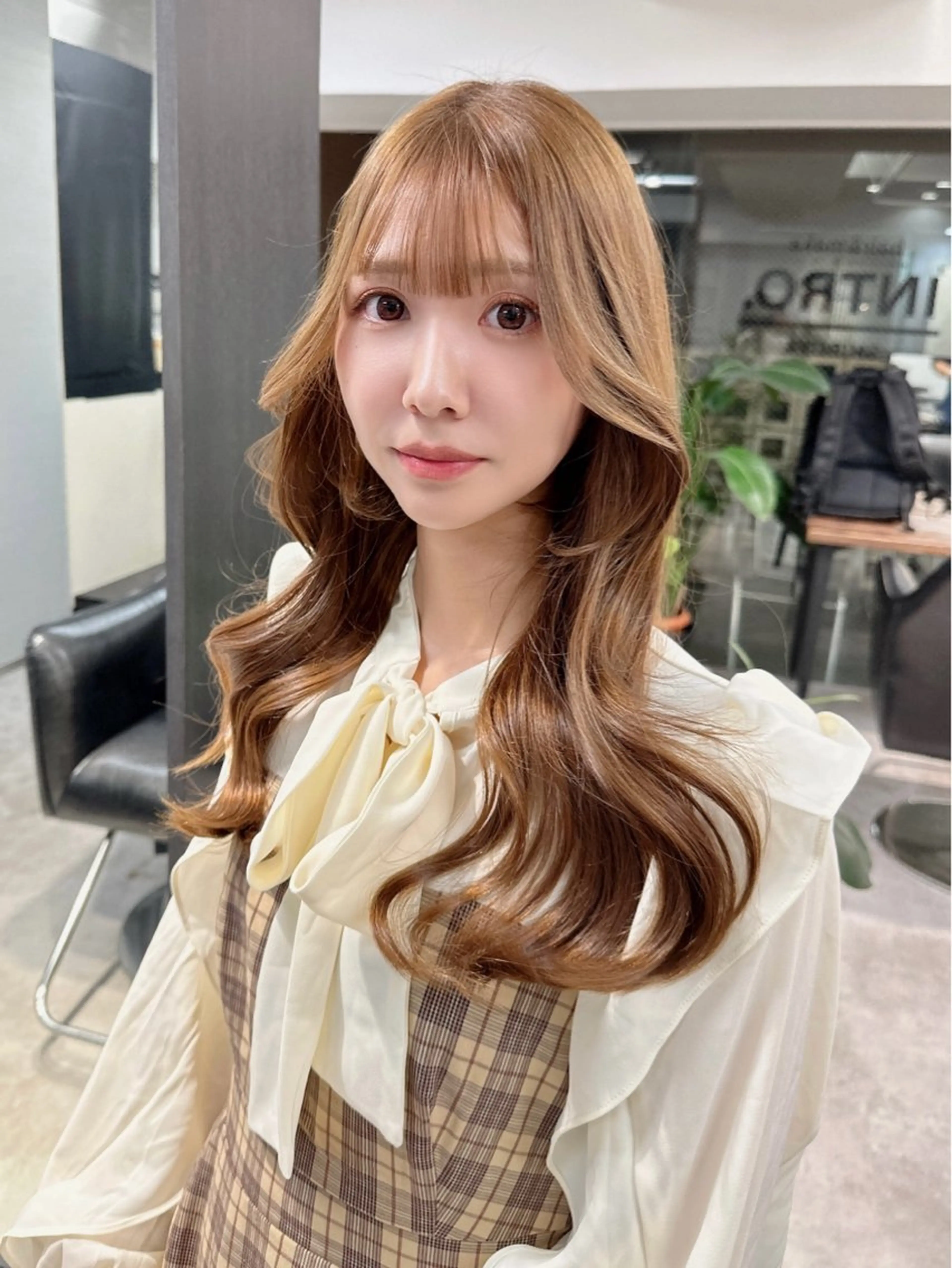 ミディアム カラー 韓国ヘア 店長NEGIのヘアスタイル