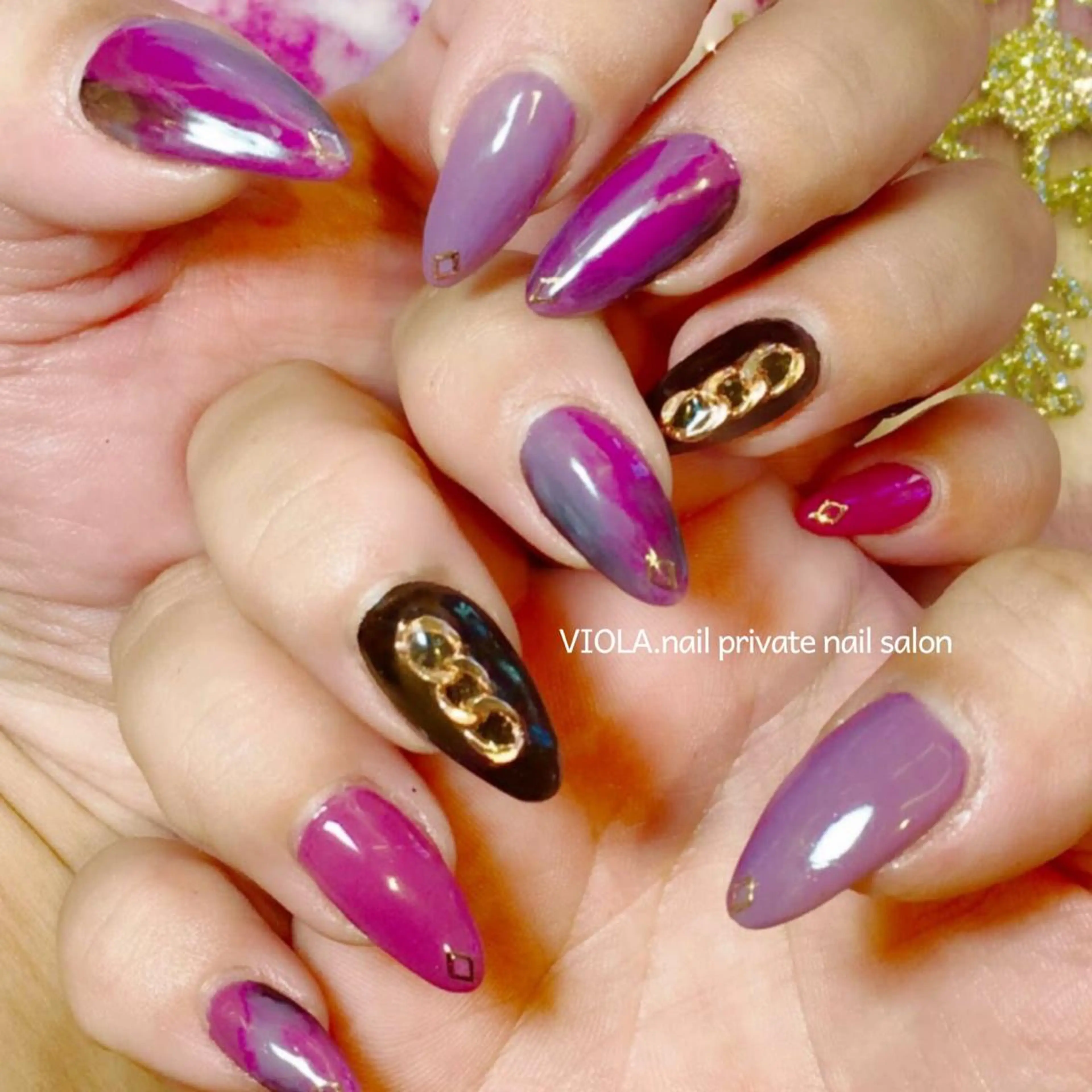 ネイル ハンドネイル VIOLA .nailのネイルデザイン
