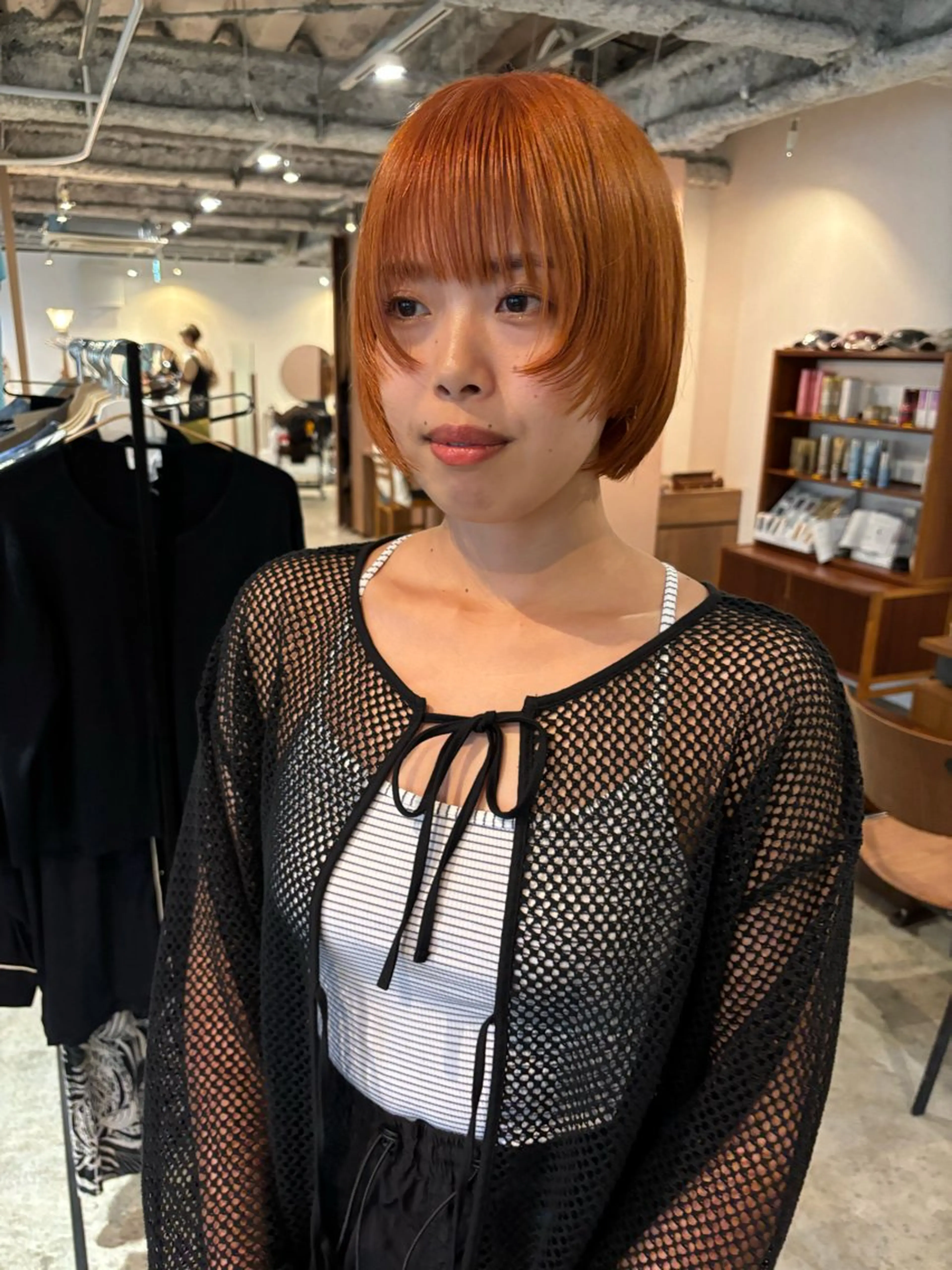 ショート カラー カット ヘアカラー トリートメント Hayashi Shioriのヘアスタイル