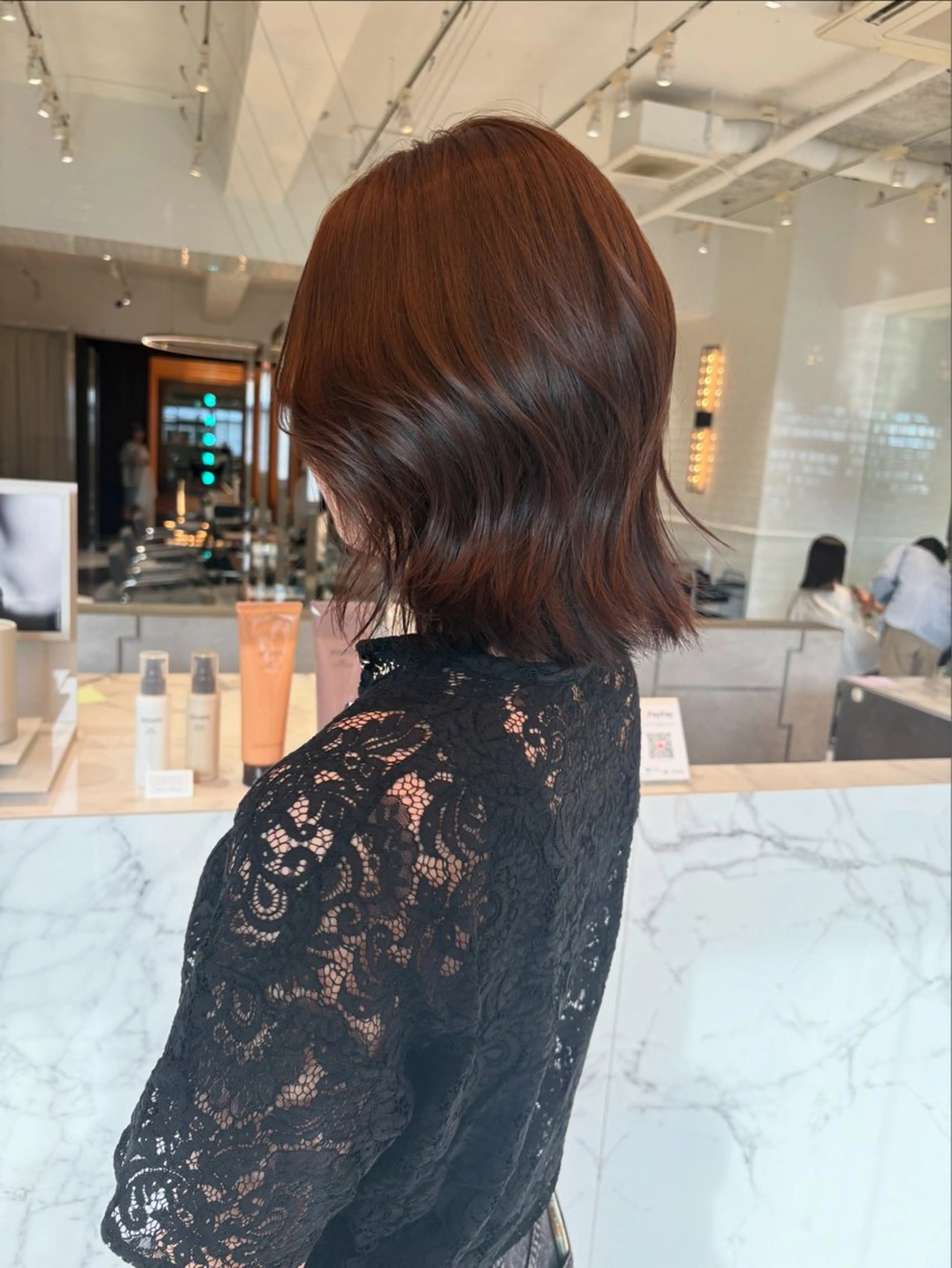 ミディアム ヘアカラー rurina ꪔ̤̮のヘアスタイル