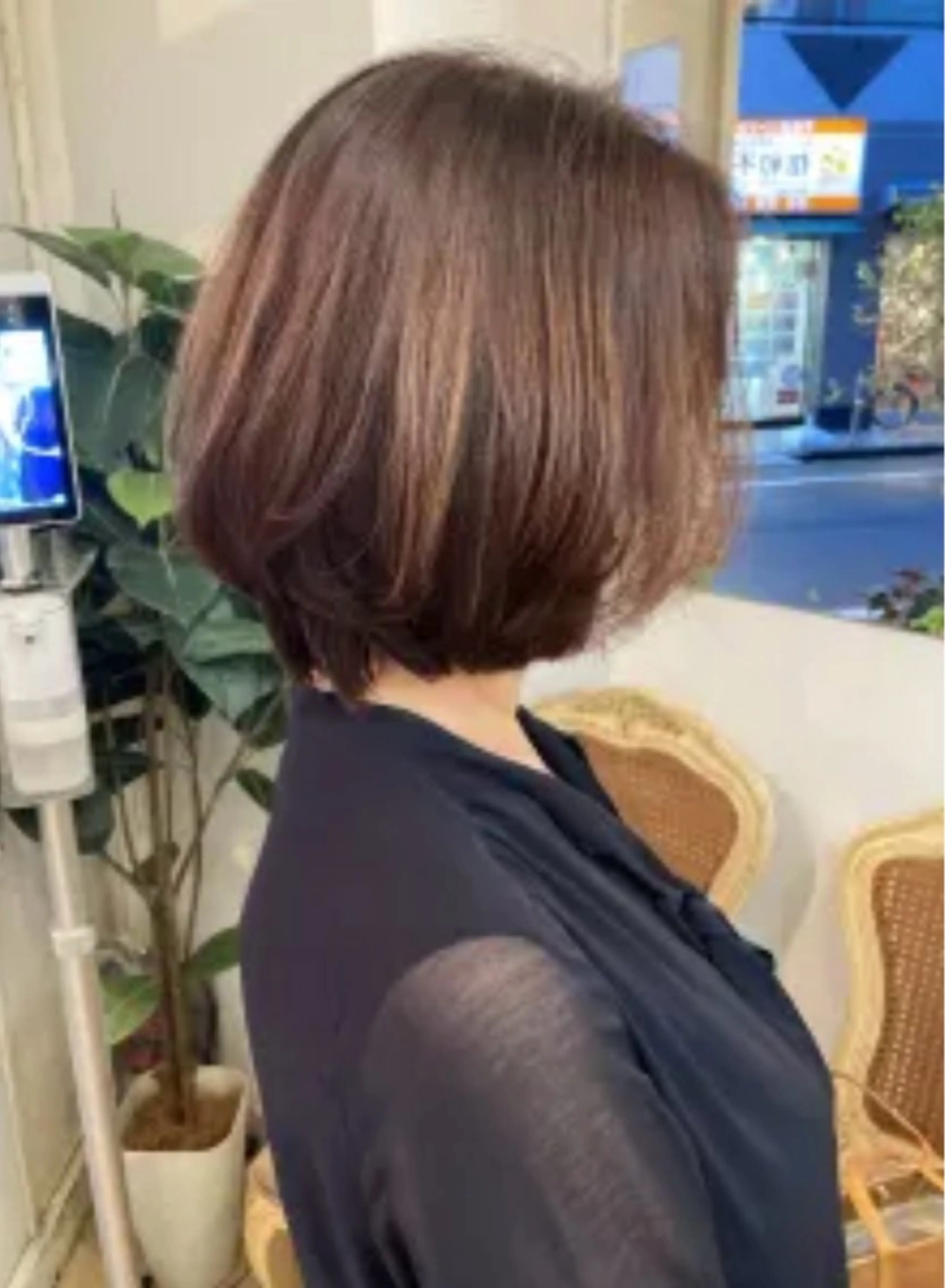 ミディアム 軍司 心奈のヘアスタイル