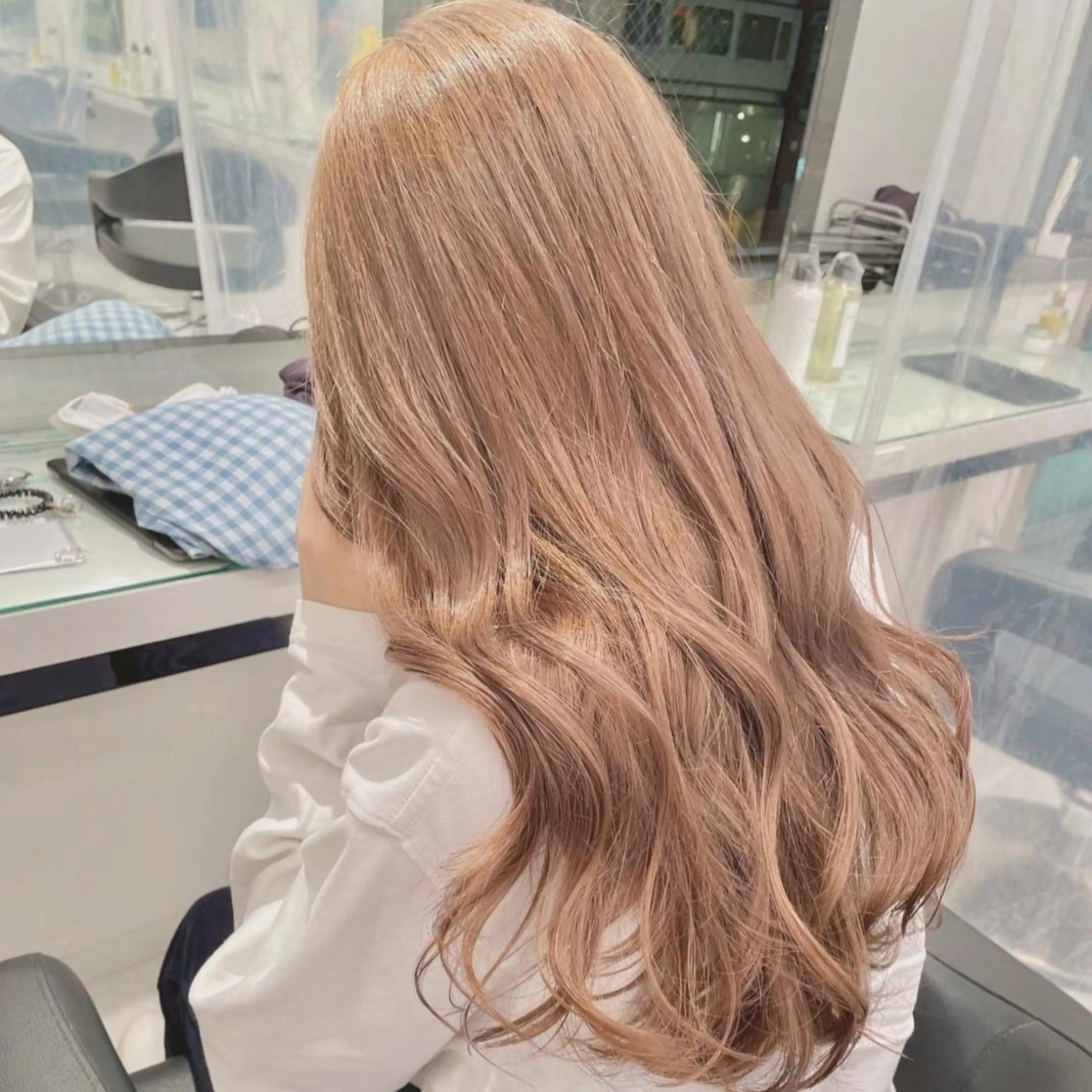 ロング ヘアカラー トリートメント ヘアセット 🫧渋谷美容師 たくみ🫧のヘアスタイル