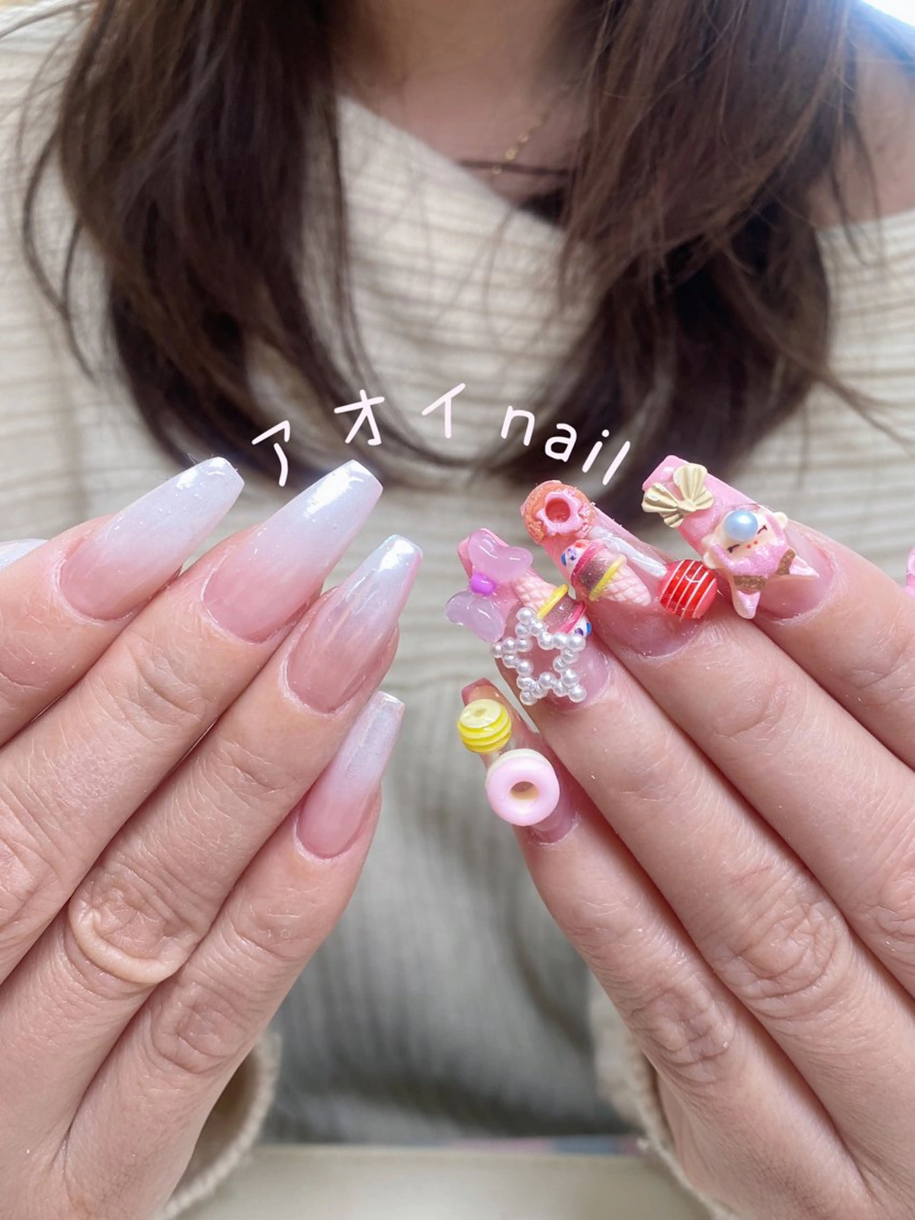 ネイル LEDアイラッシュ ∩_∩アオイのマツエク・マツパデザイン