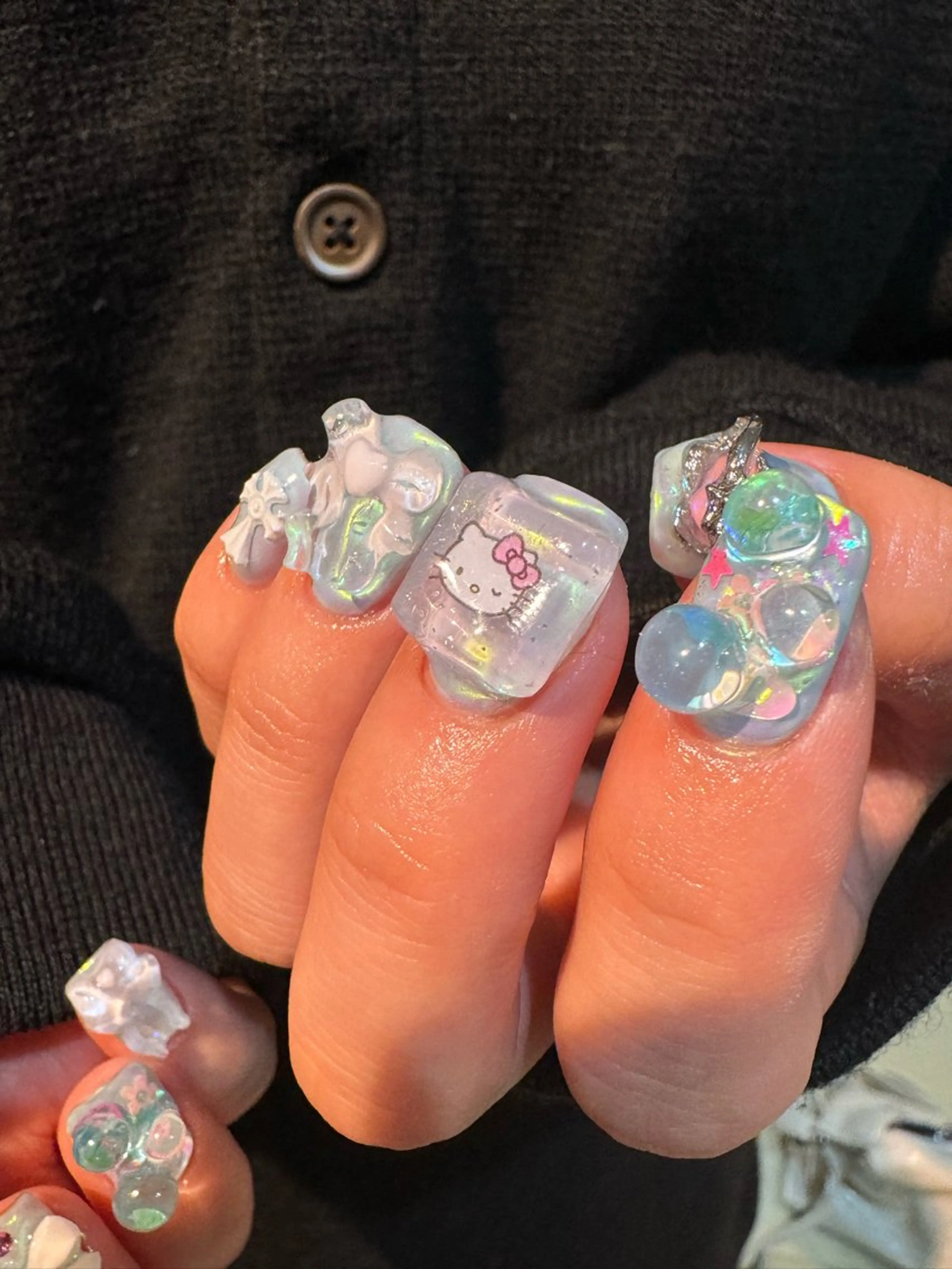 ネイル ハンドネイル AOI✩⡱ y2kネイルのネイルデザイン