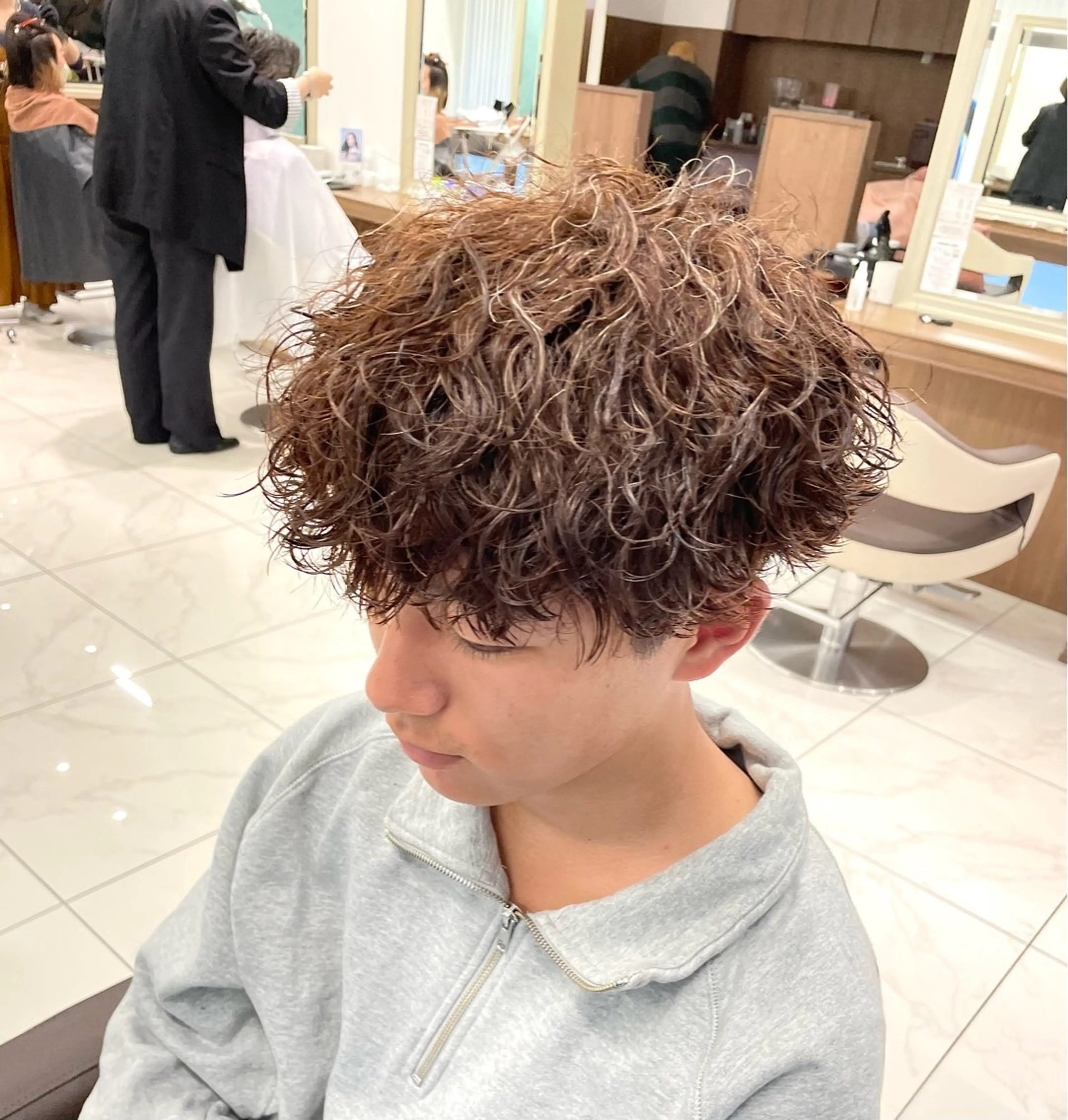 カラー パーマ メンズ カット ヘアカラー パーマ 【メンズ特化】 池田大成✂︎のヘアスタイル