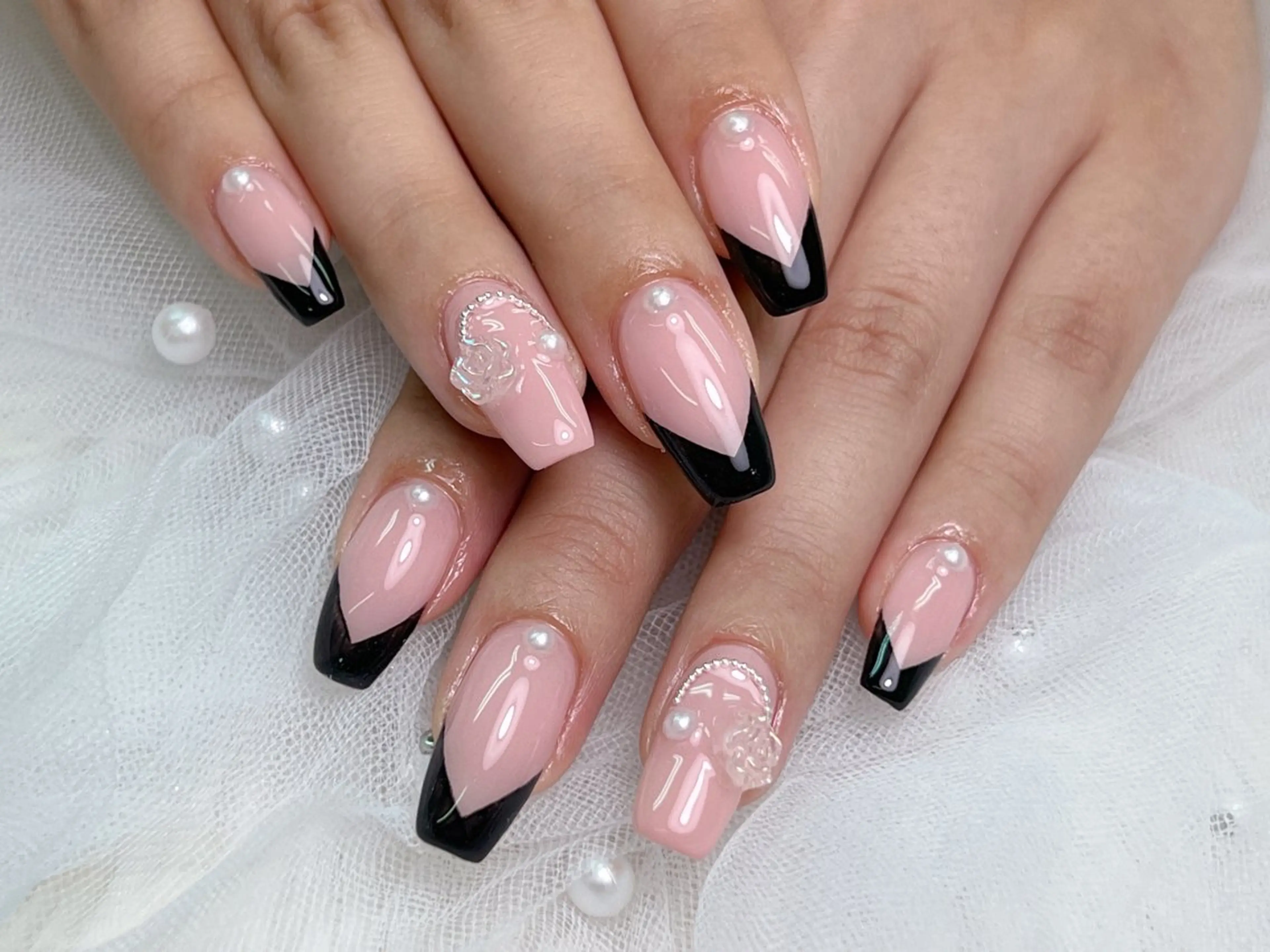 ネイル ワンホンネイル ハンドネイル lucky nail 歌舞伎町のネイルデザイン