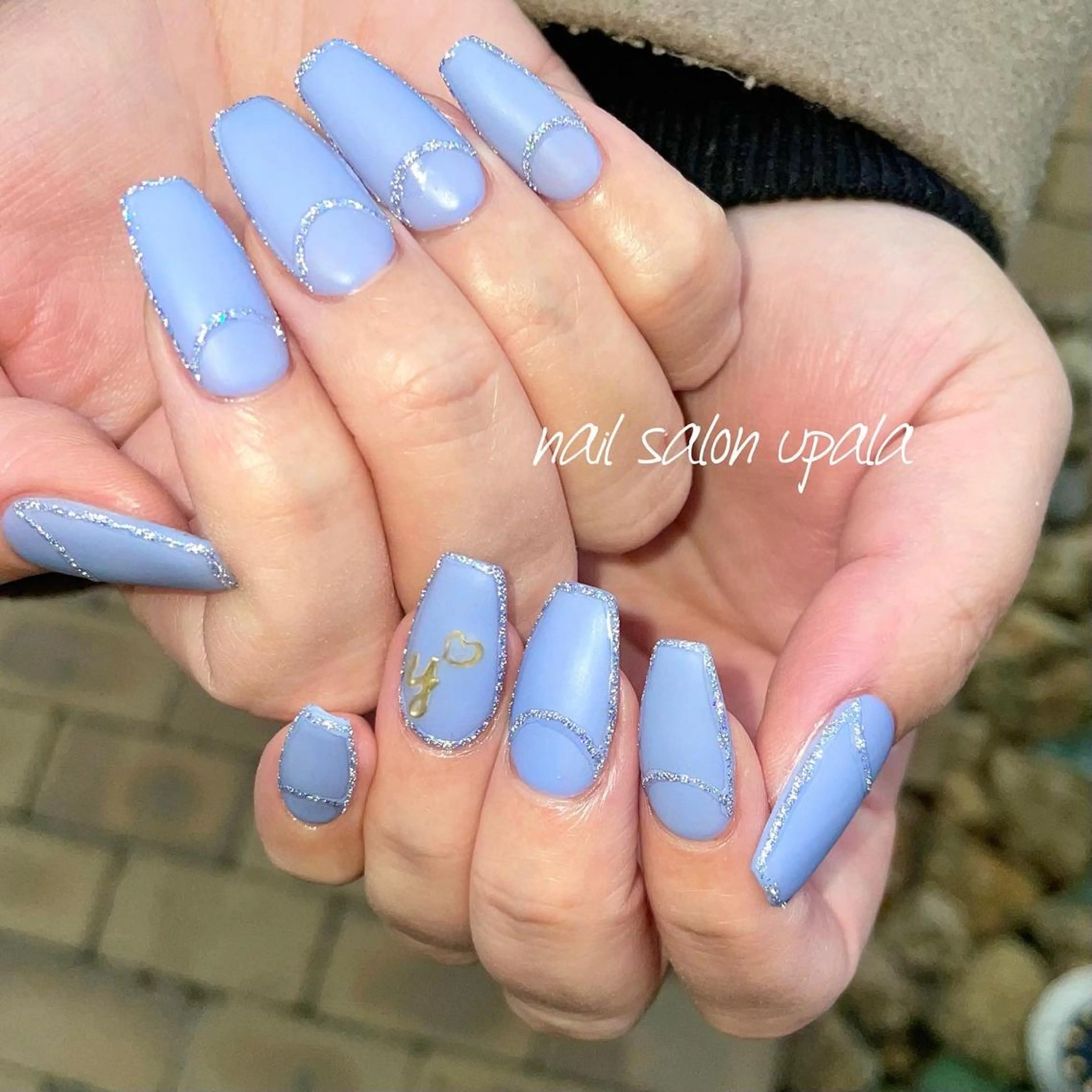 ネイル フラッシュネイル フレンチネイル ニュアンスネイル 冬ネイル ハンドネイル upala Mayukoのネイルデザイン