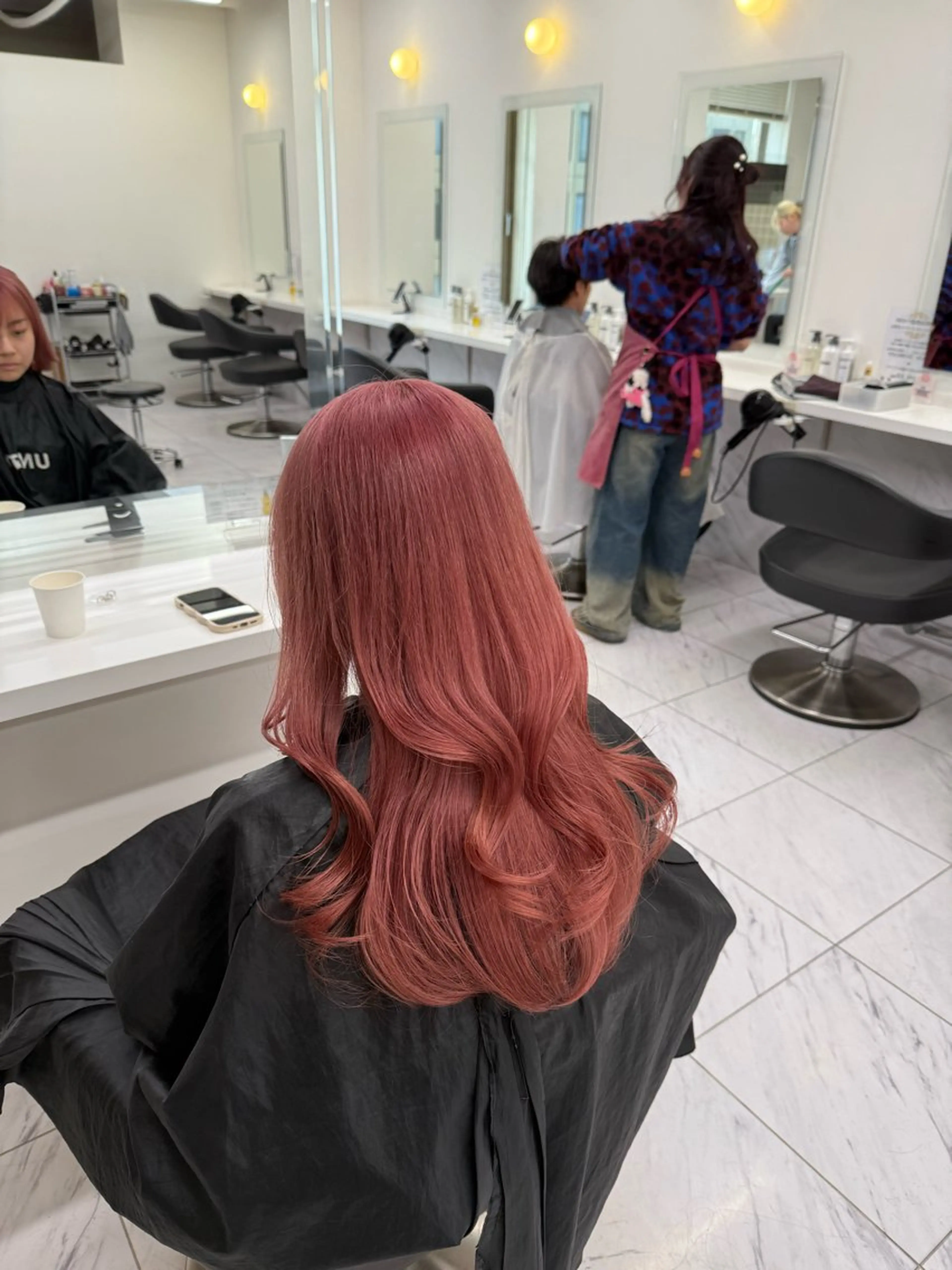 ロング カラー ヘアアレンジ ヘアカラー トリートメント ヘアセット 💗横浜美容室 💗HARUNAのヘアスタイル