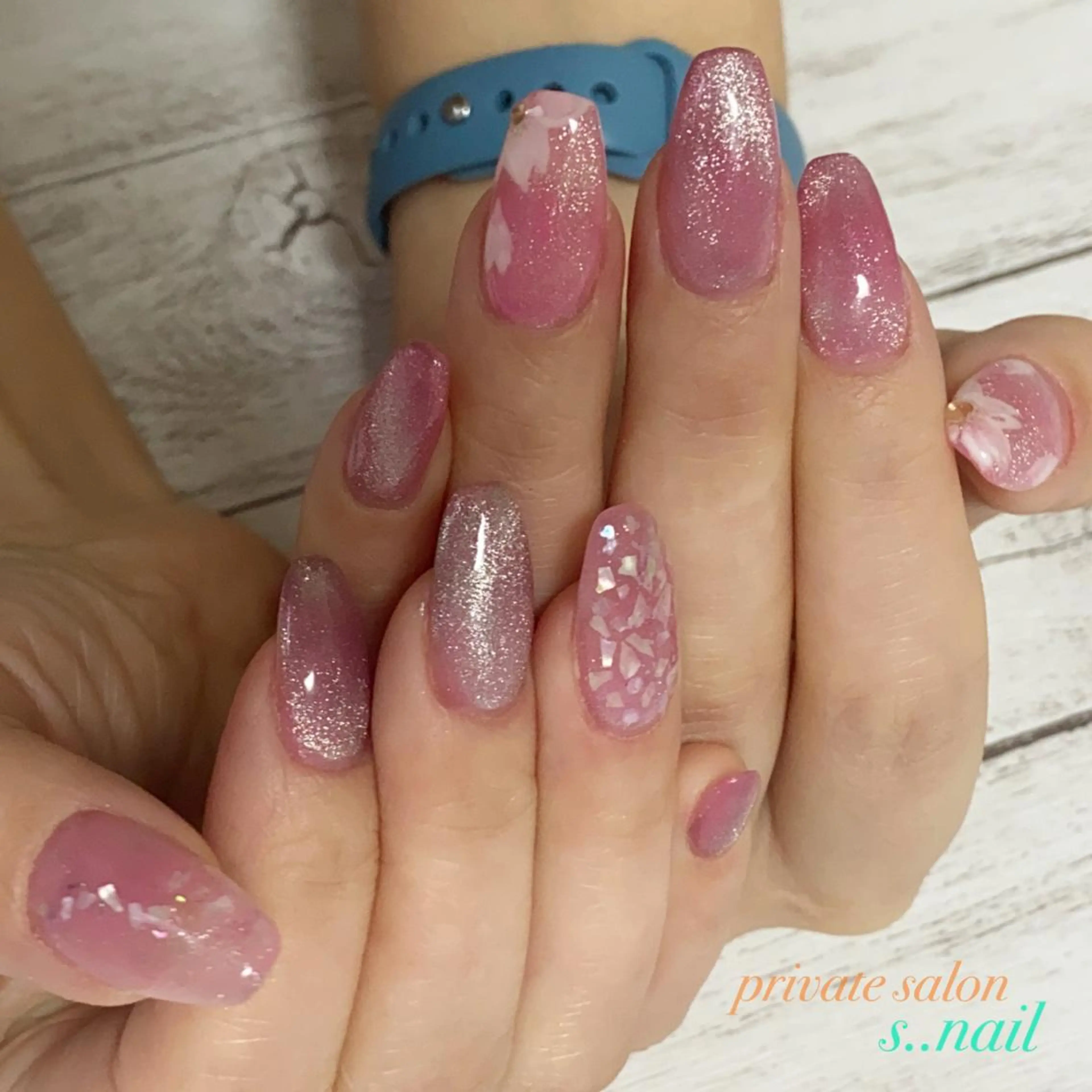 ネイル 桜ネイル ハンドネイル フットネイル s..nail / MORITAのネイルデザイン