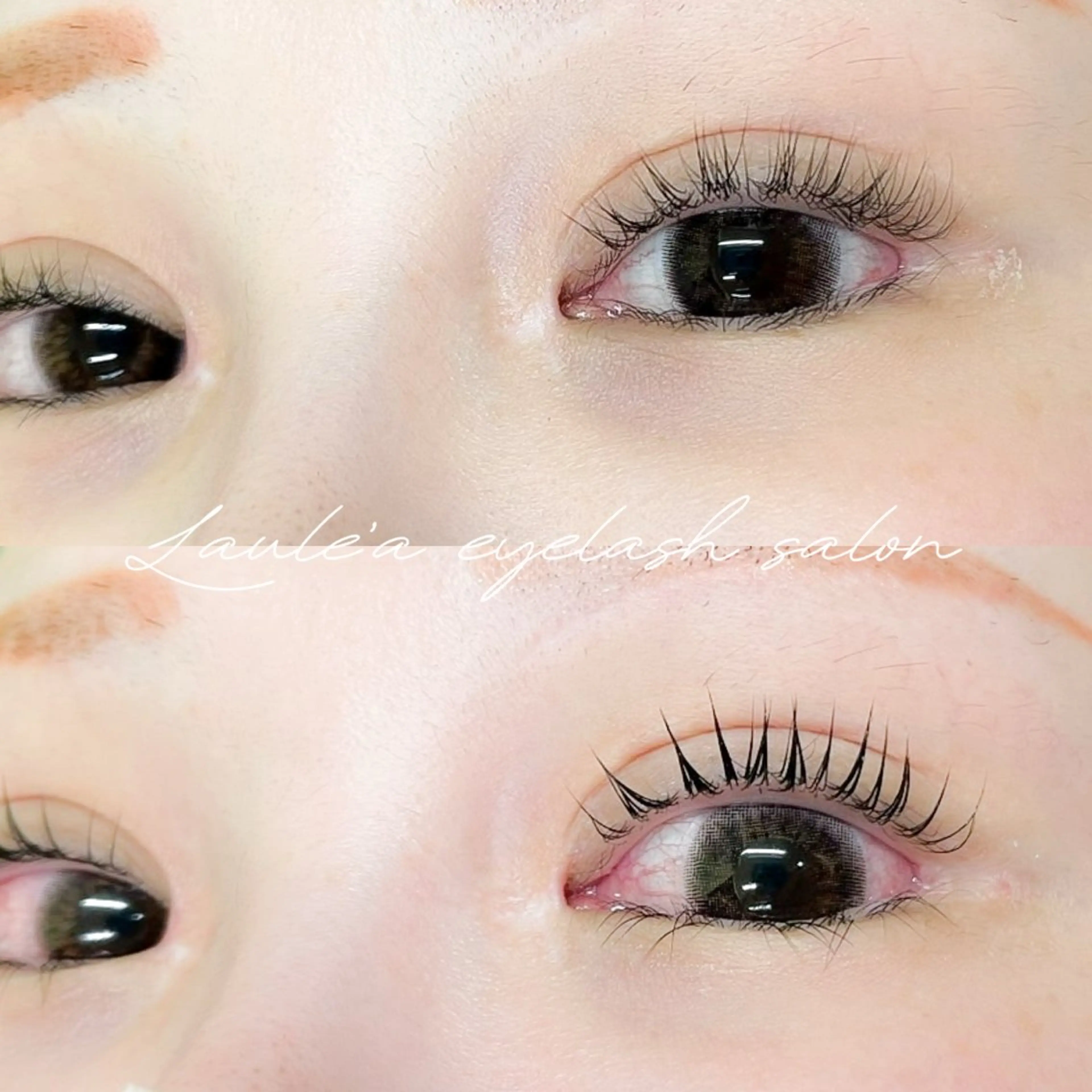 マツエク・マツパ パリジェンヌラッシュリフト Laule'a ラウレアのマツエク・マツパデザイン