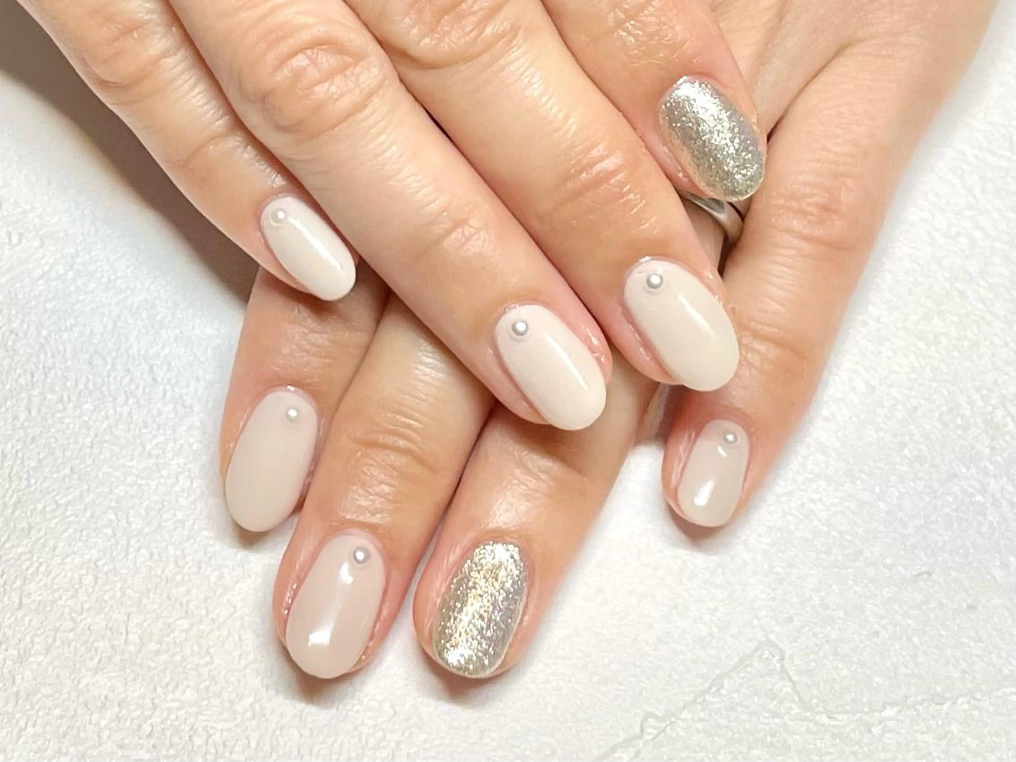 ネイル ワンカラーネイル ささき れいなのネイルデザイン