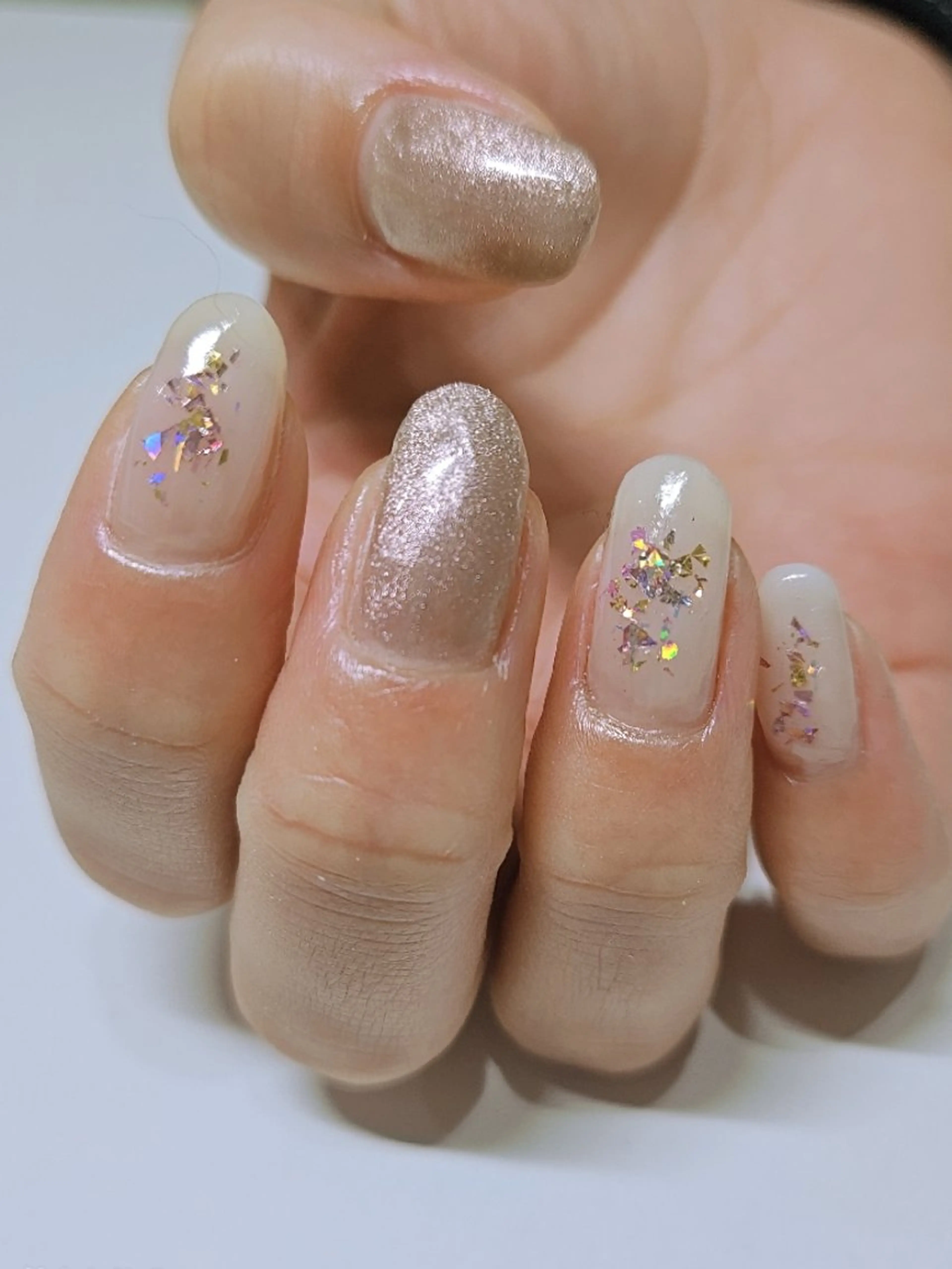 ネイル ホログラムネイル マグネットネイル ニュアンスネイル ☆CHERIENA  NAIL☆のネイルデザイン