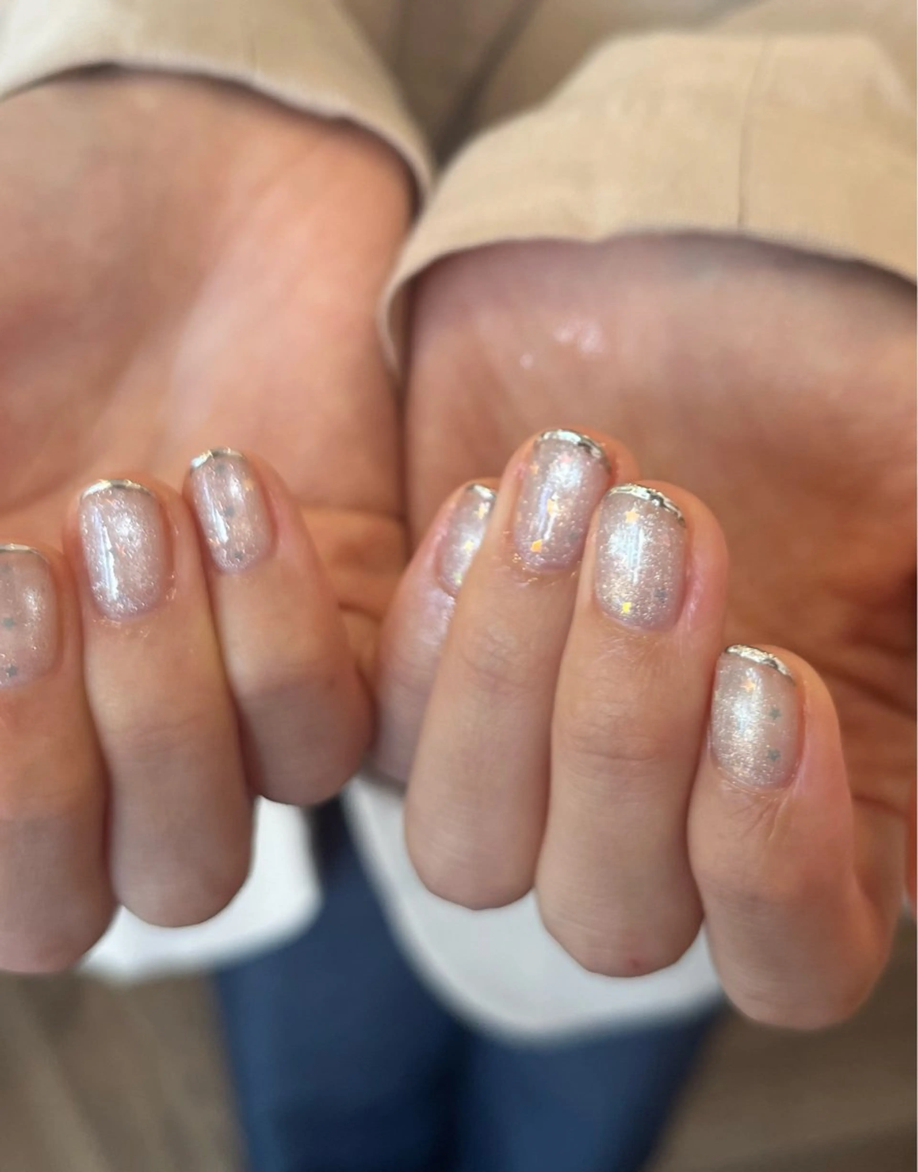 ネイル ホログラムネイル 持ち込み ハンドネイル AT.1011 (ハルカ)のネイルデザイン