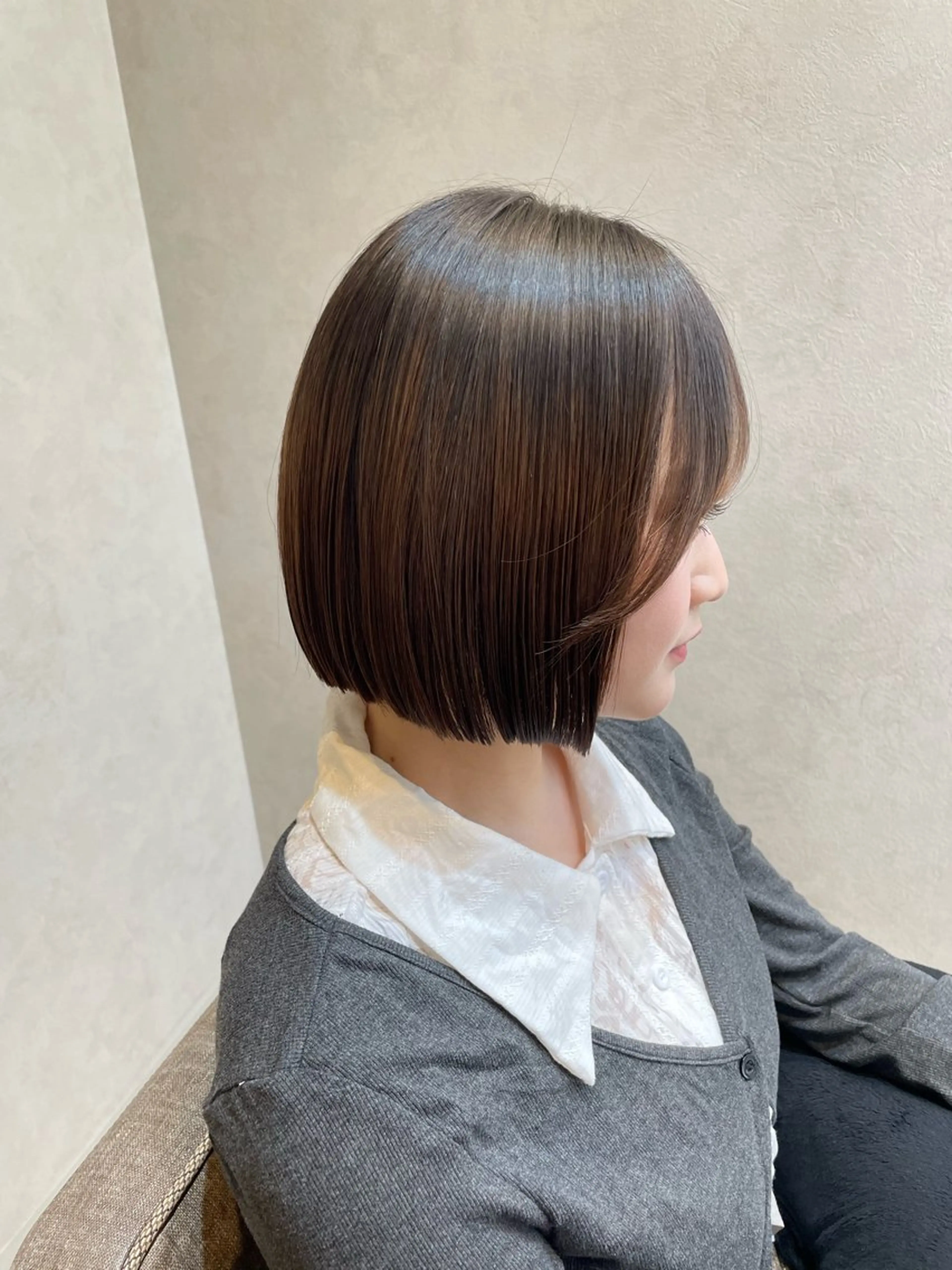 【前髪カット無料🎁】前髪縮毛矯正+カラー+TOKIO5stepトリートメント✨の写真