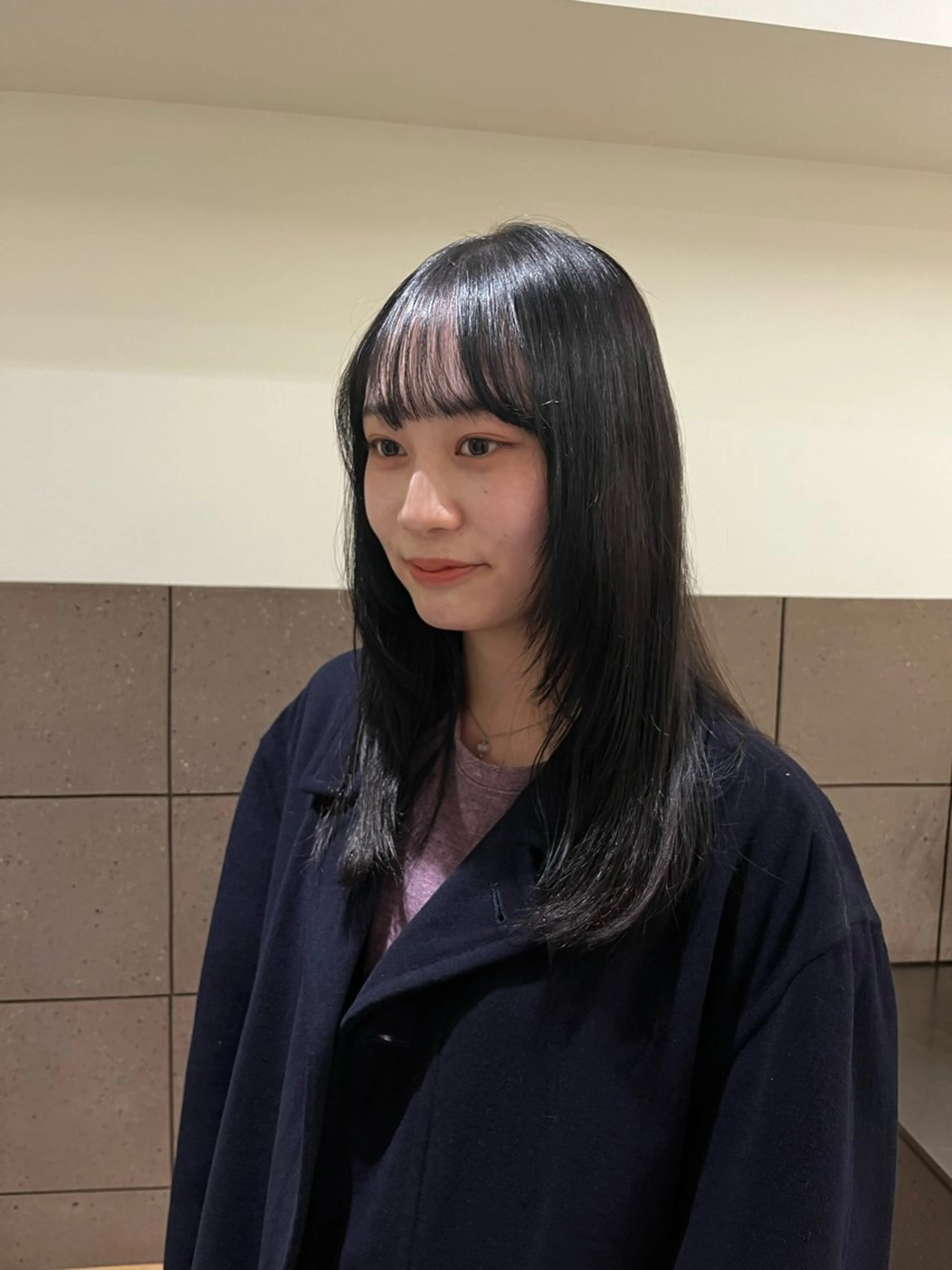 セミロング ヘアカラー mao /HUI金山のヘアスタイル