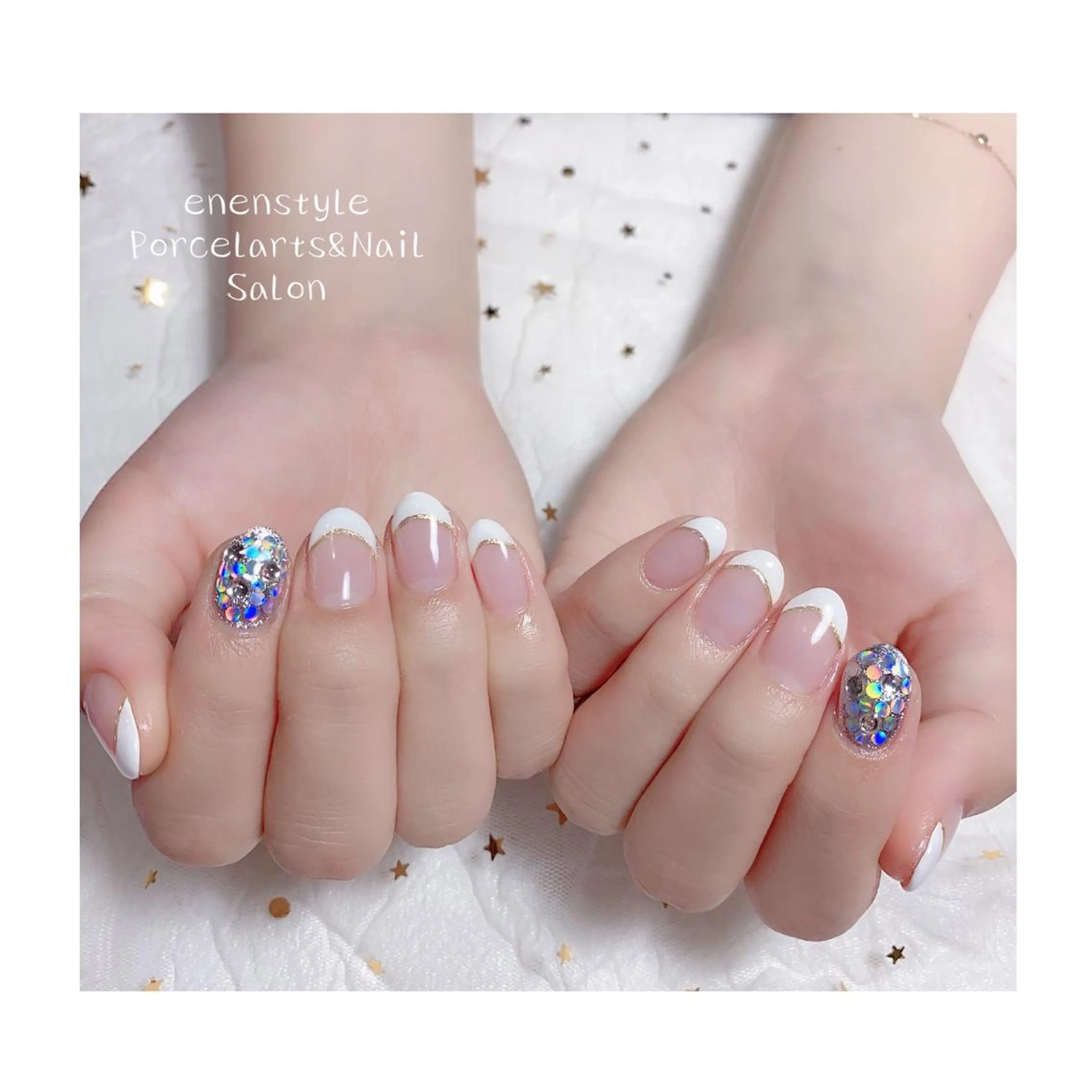 ミディアム ネイル ジェルネイル ニュアンスネイル オフィスネイル ワンカラーネイル パラジェル 👑enen style👑のネイルデザイン