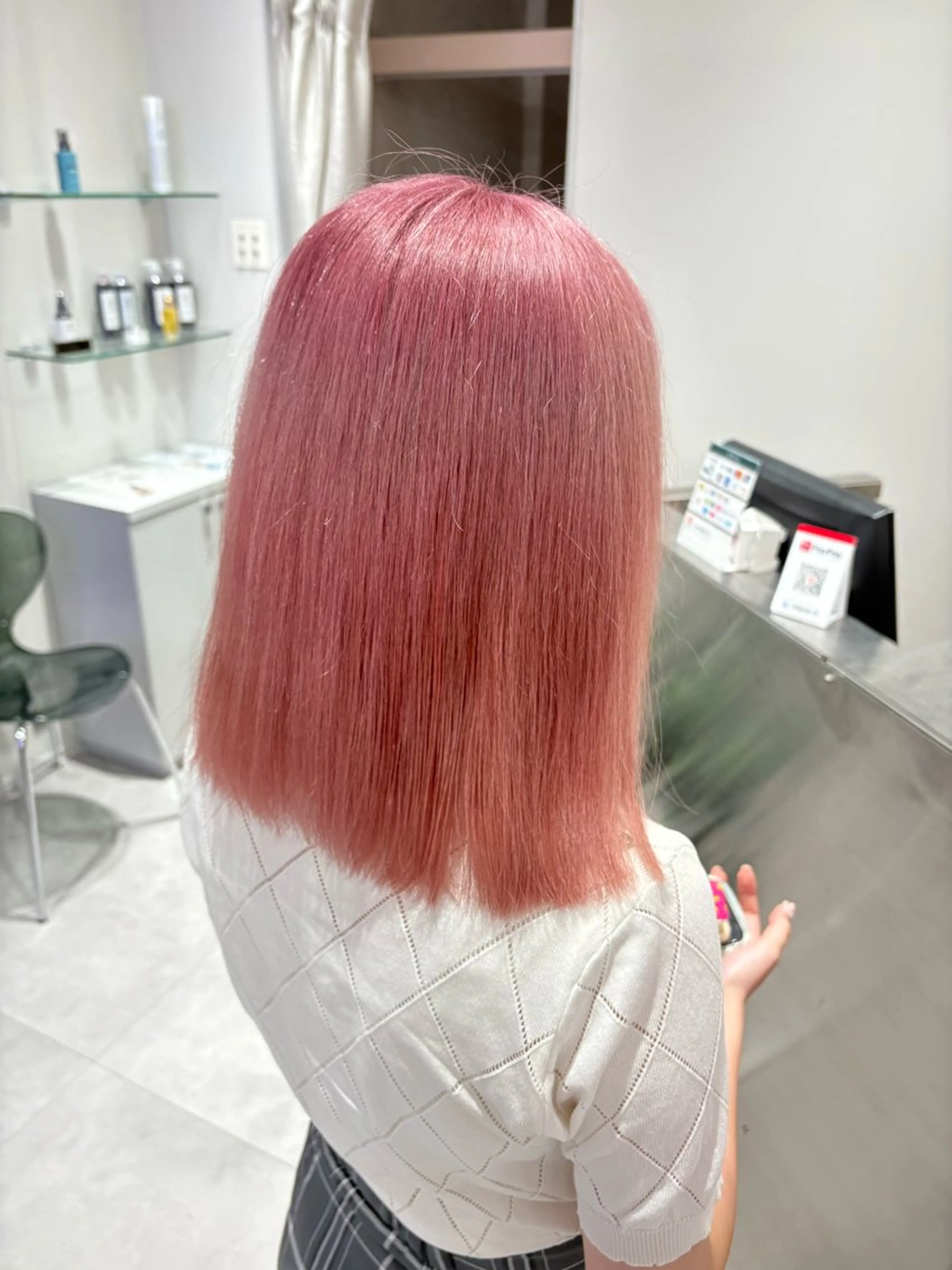 ミディアム カラー ヘアカラー トリートメント 💗モテガーリー💗 rumi♡のヘアスタイル