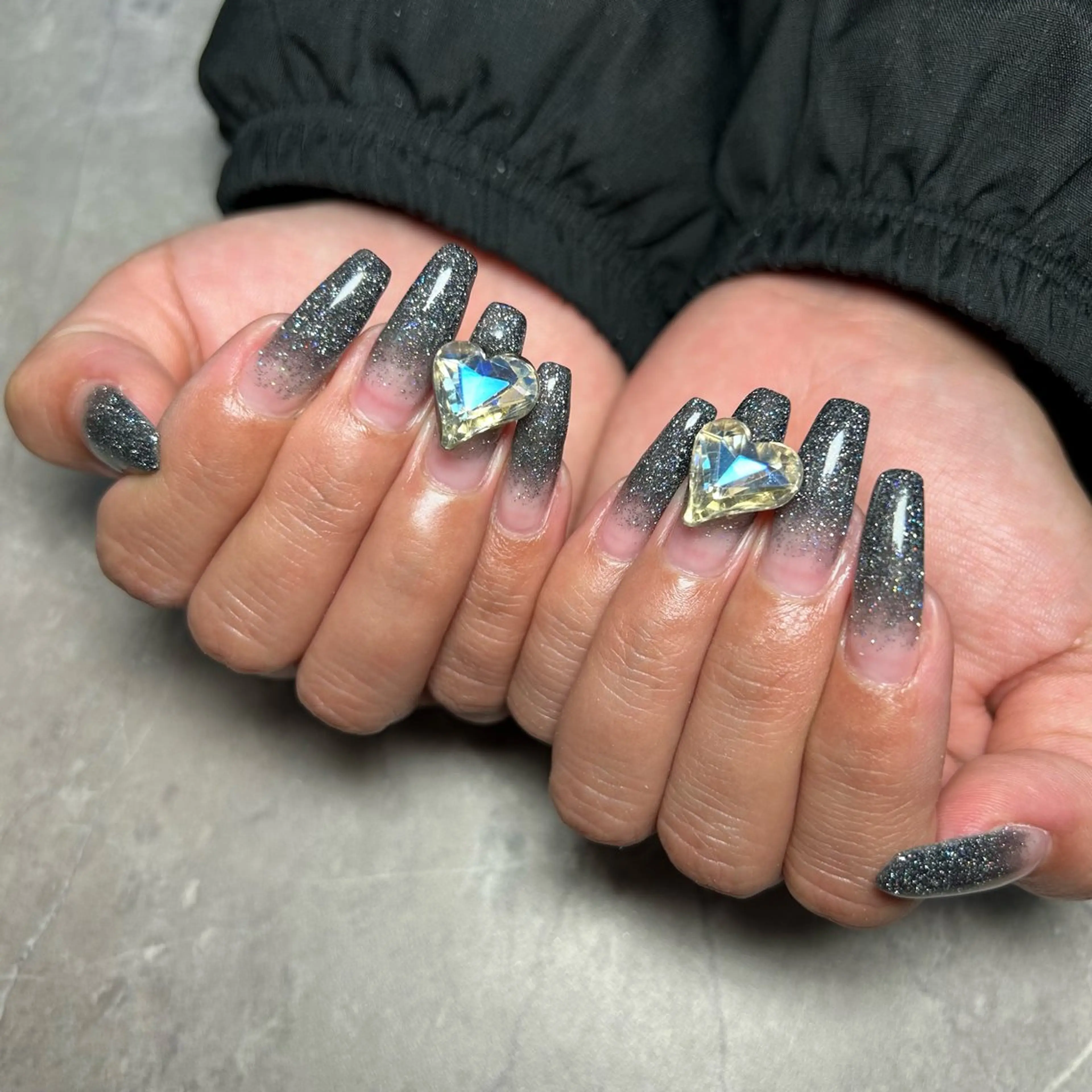 ネイル キラキラネイル ロングネイル Lulea nailのネイルデザイン