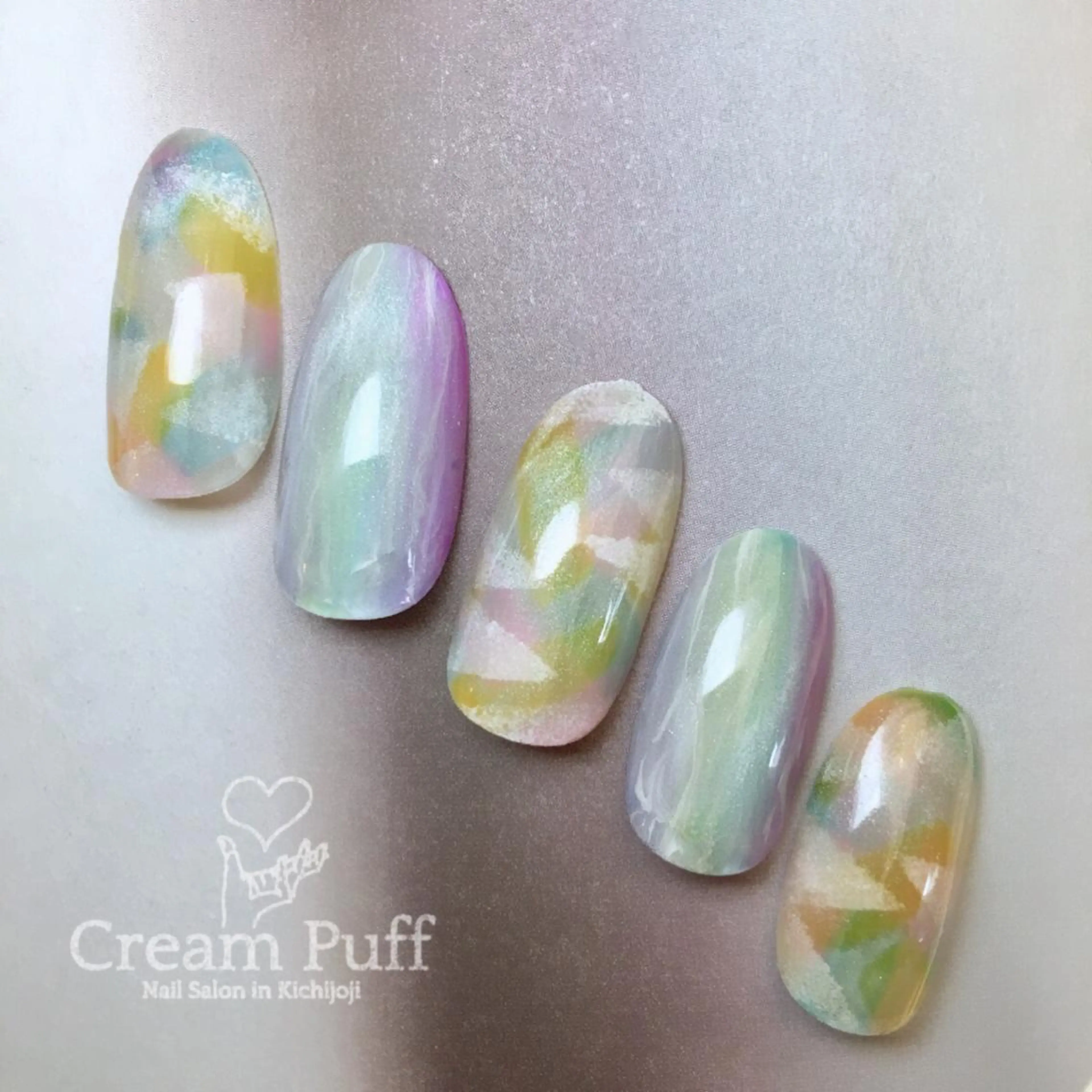 ネイル アートネイル ニュアンスネイル HAMANO MIKAのネイルデザイン