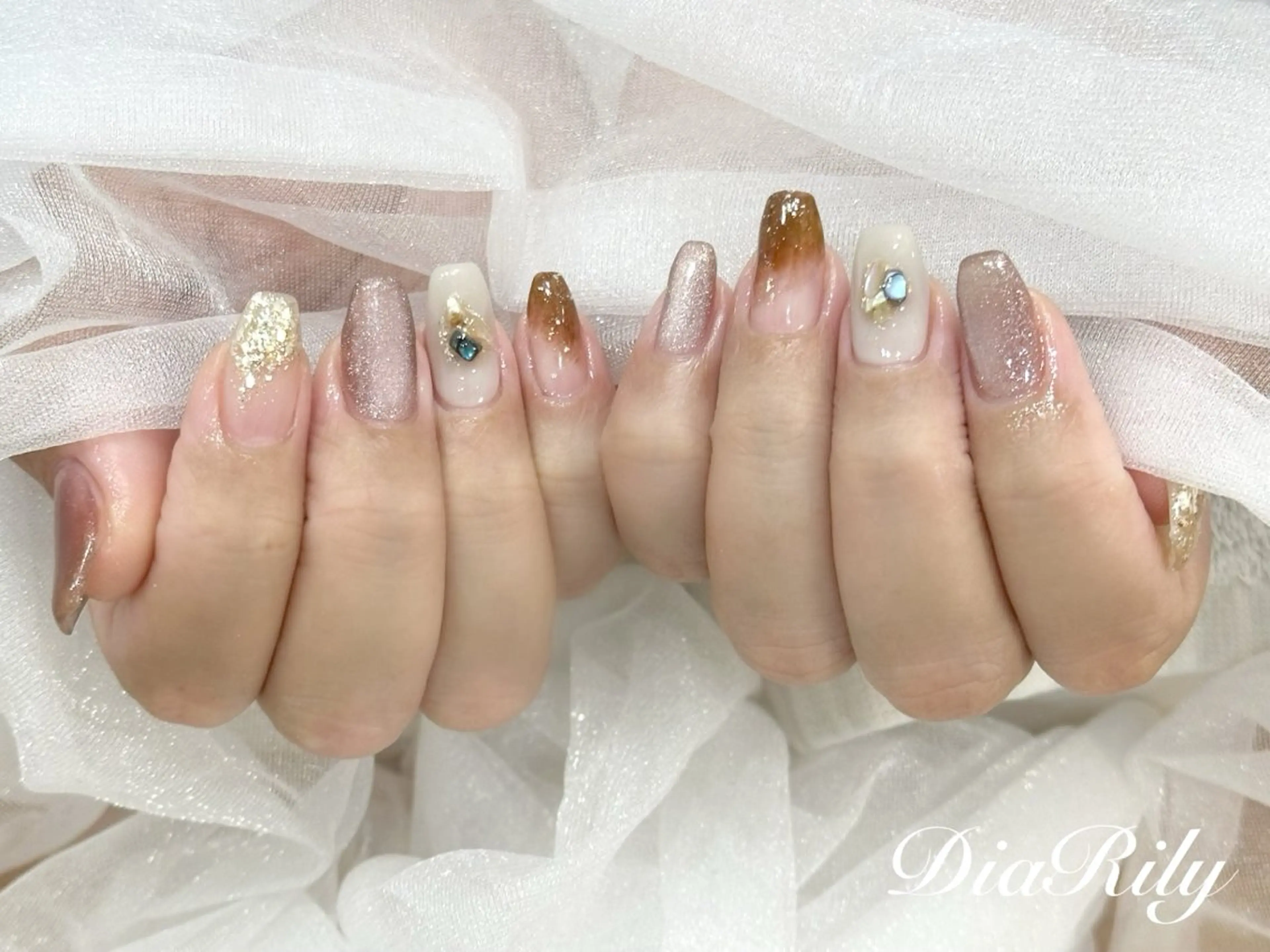 ネイル ハンドネイル ハンドケア diarily はるひのネイルデザイン