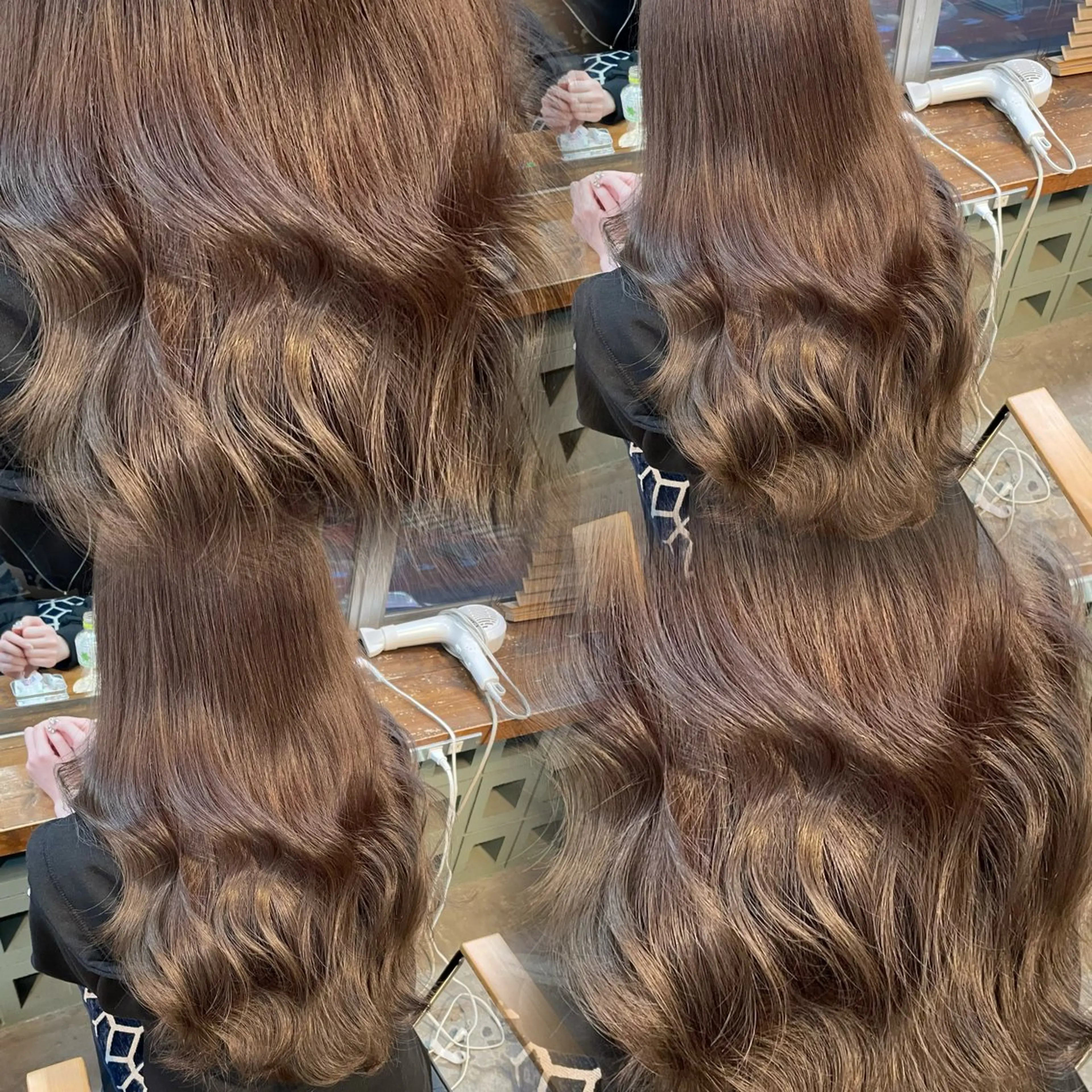 カラー ブリーチなしカラー/ 髪質改善/田中優のヘアスタイル