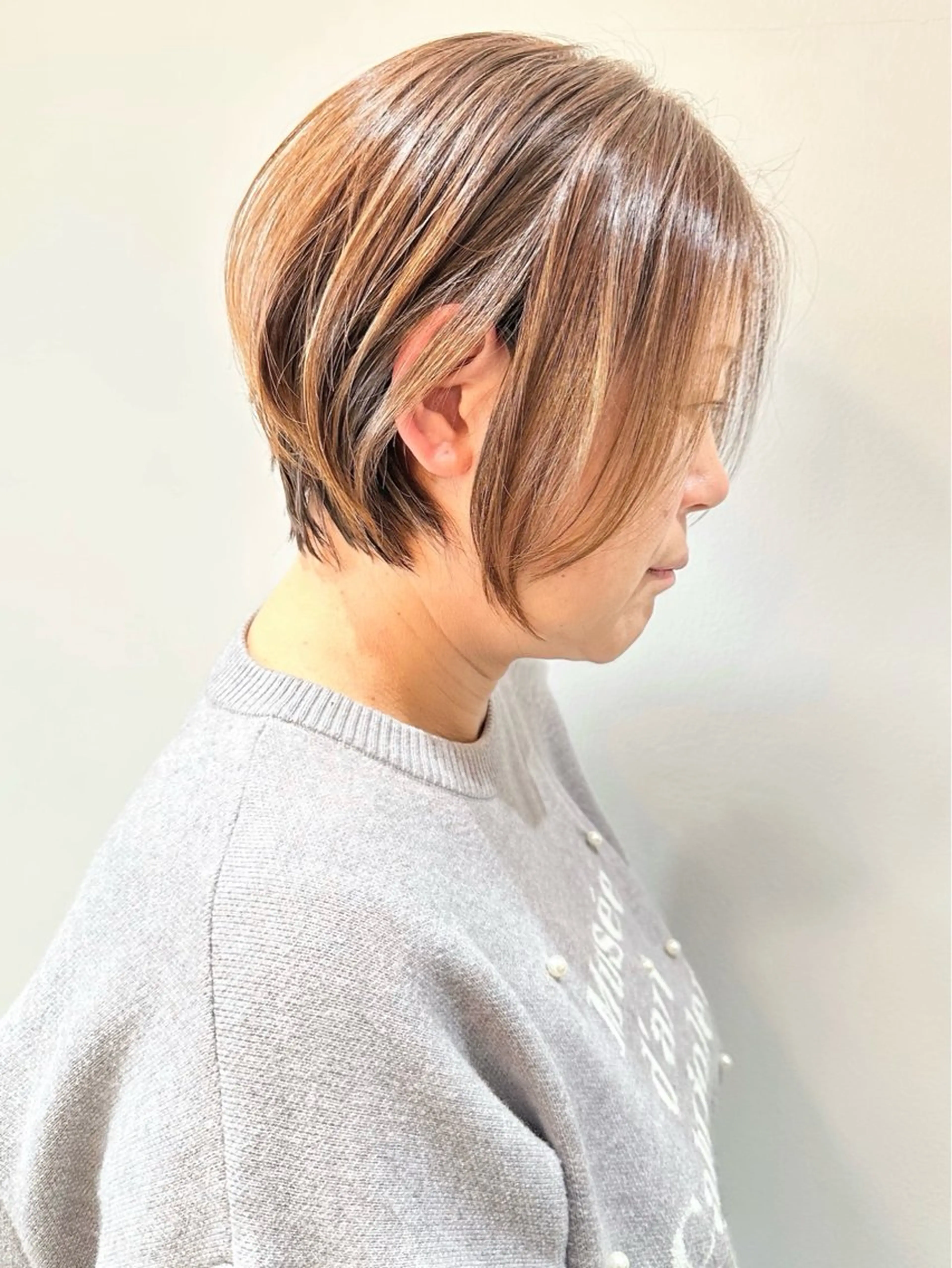 ショート ボブ/ゆるふわ ボブパーマ/とういのヘアスタイル