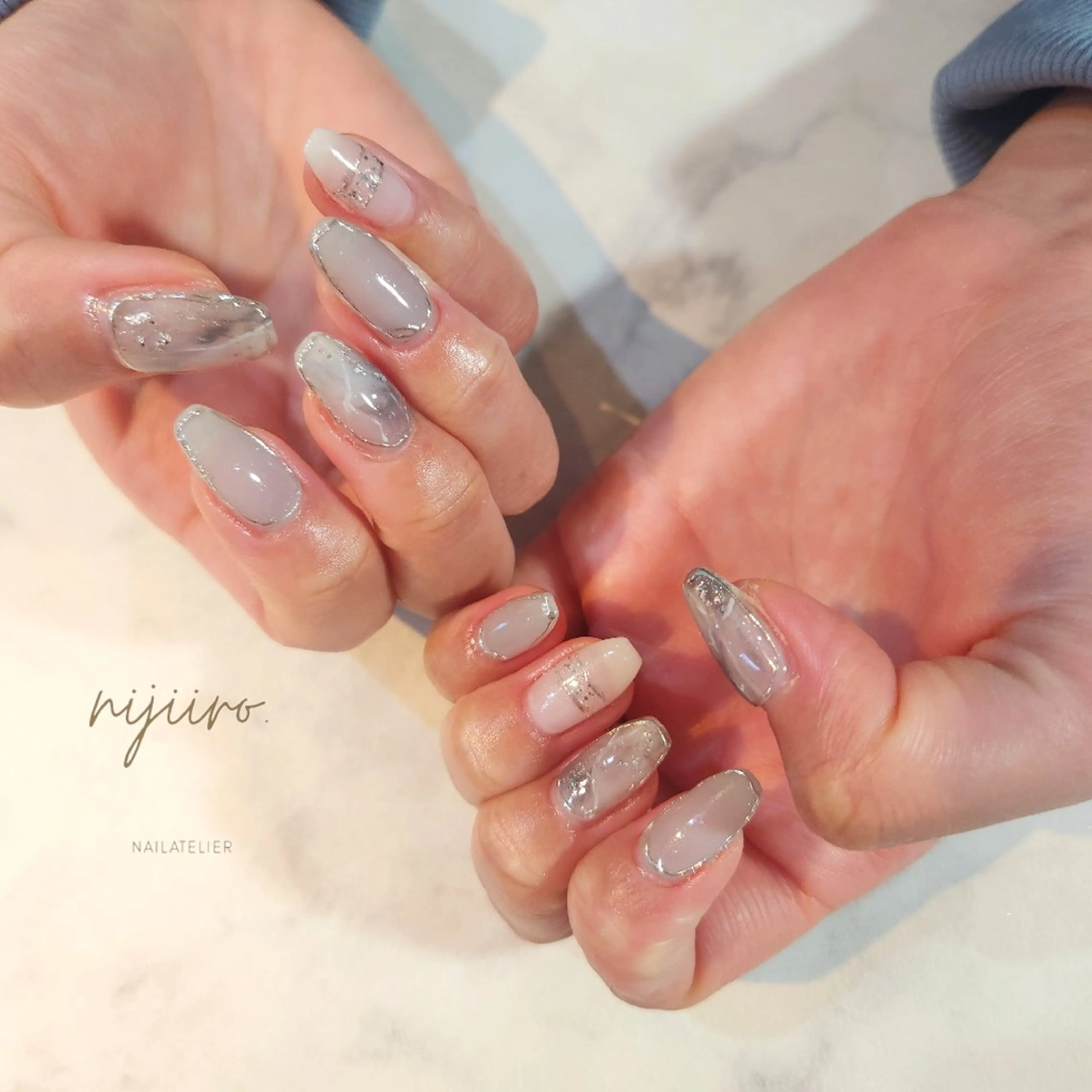 ネイル ハンドネイル nijiiro🌈 サトウのネイルデザイン