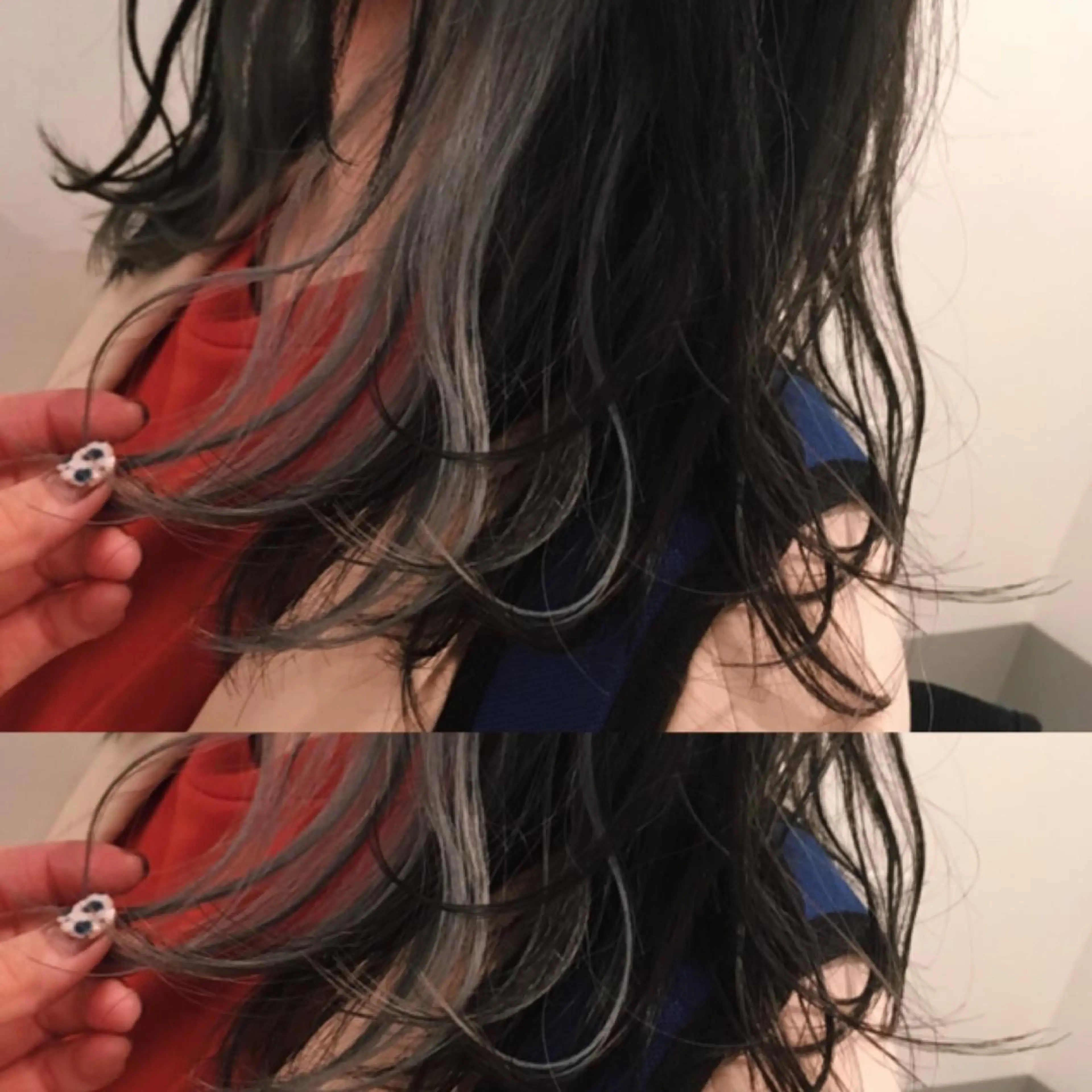 ロング カラー RINA🧤 デザインとボブのヘアスタイル