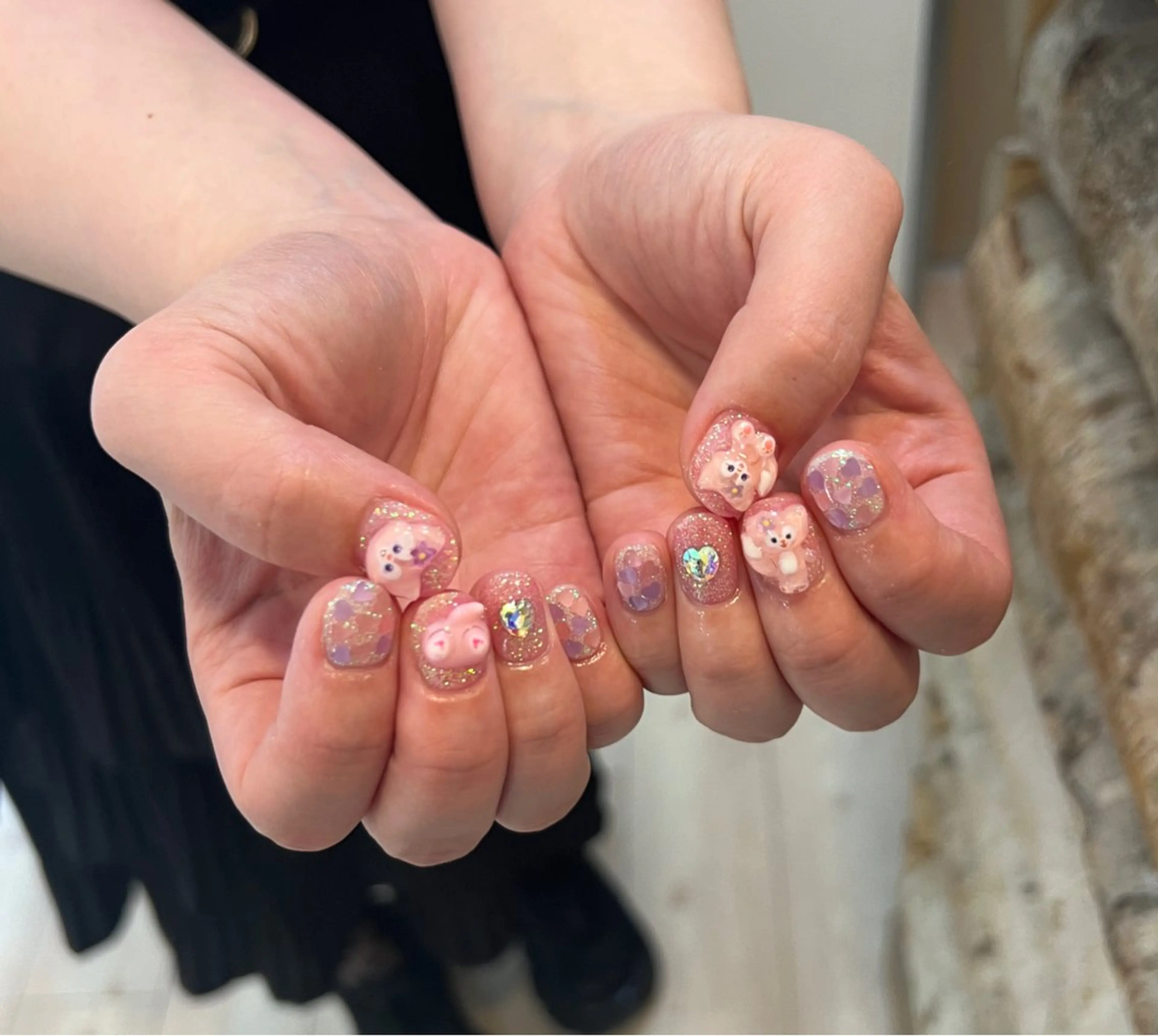 ネイル 持ち込み いちじゅう あおいのネイルデザイン