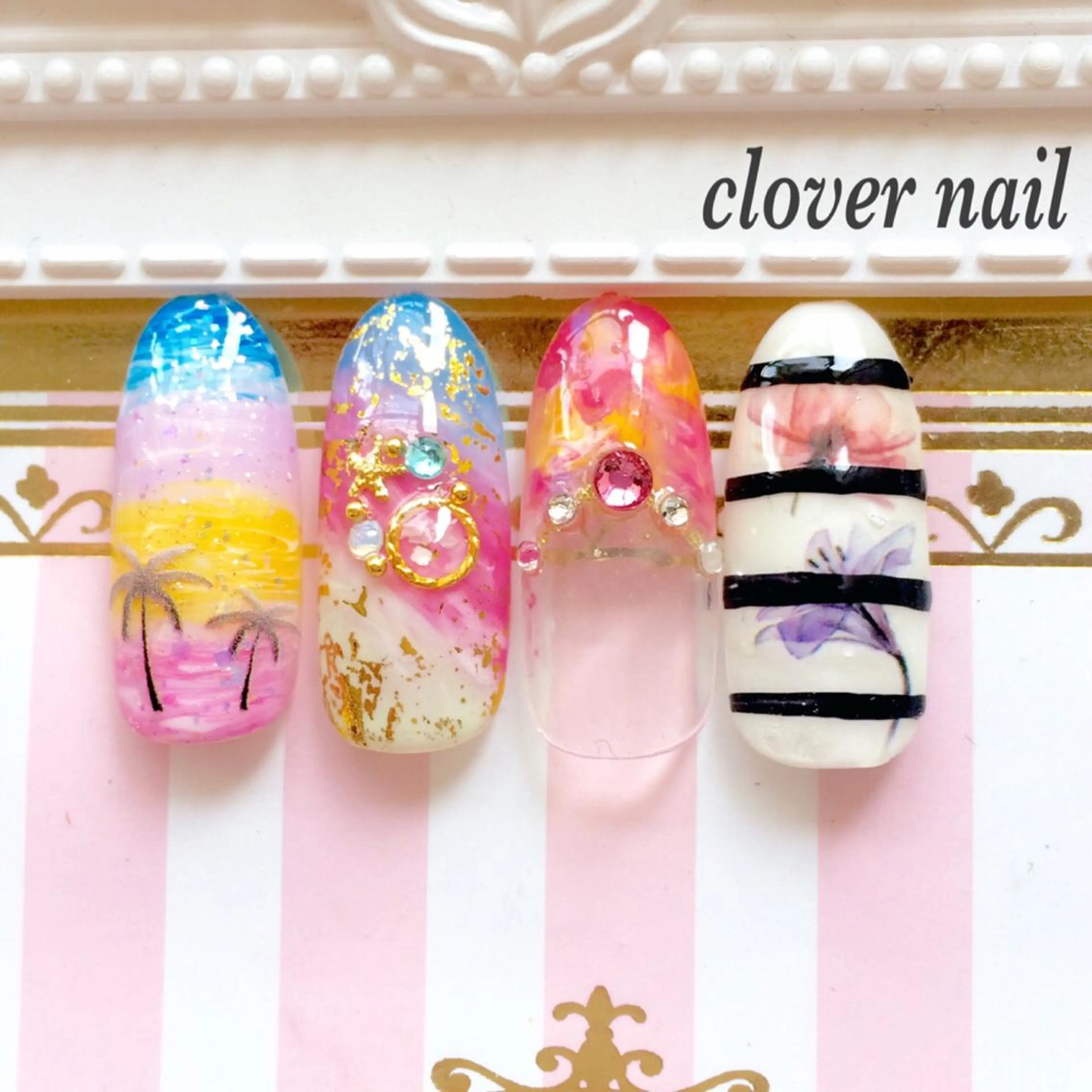 ネイル clover nailのネイルデザイン